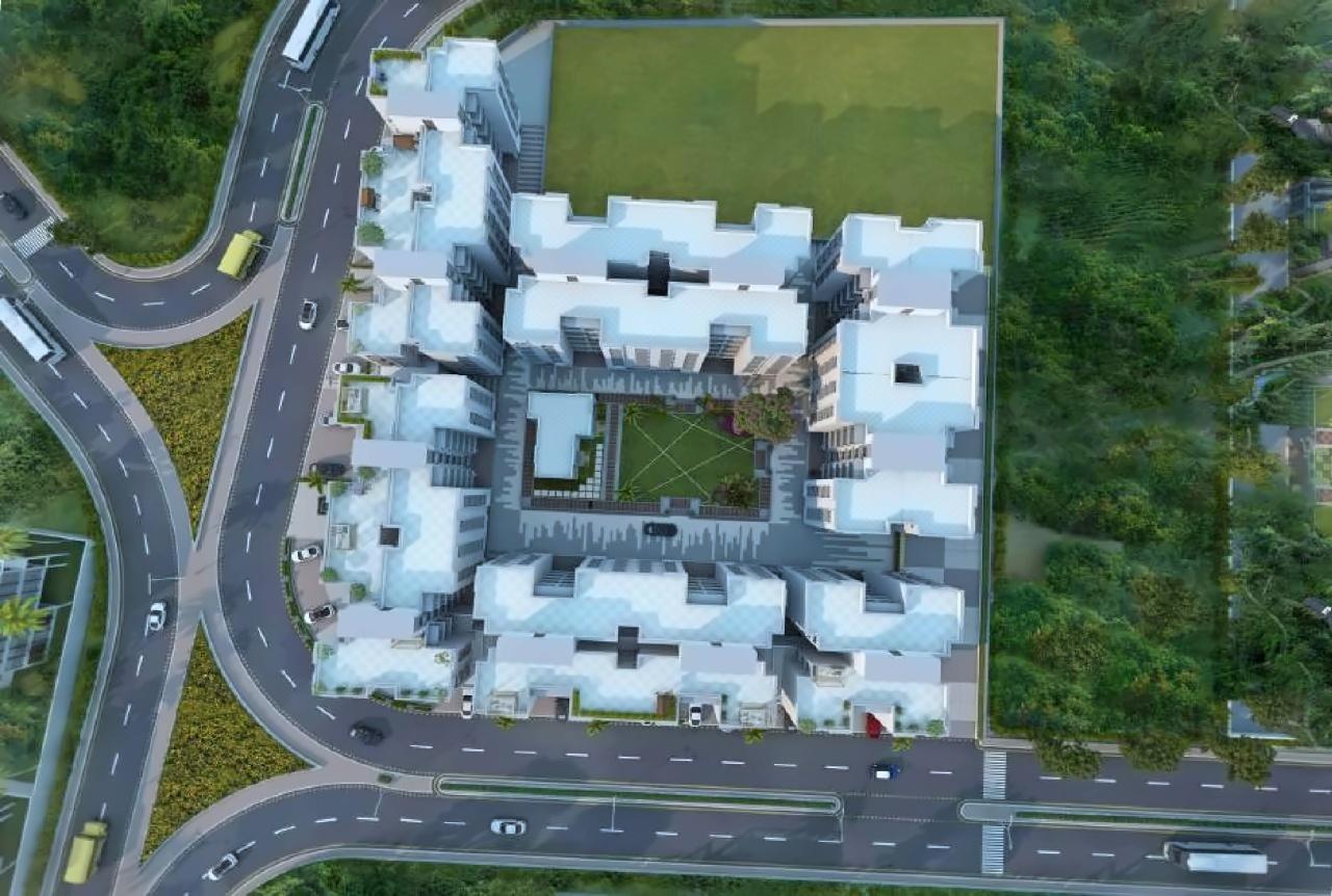 Layout of real estate project Shivansh Sharnam located at Kalali, Vadodara, Gujarat
