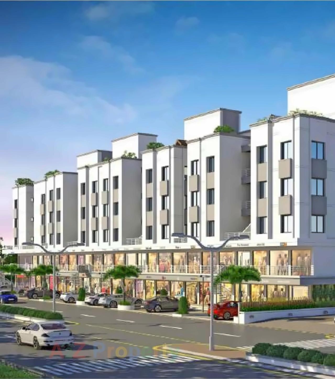 3D Elevation of real estate project Shivansh Sharnam located at Kalali, Vadodara, Gujarat