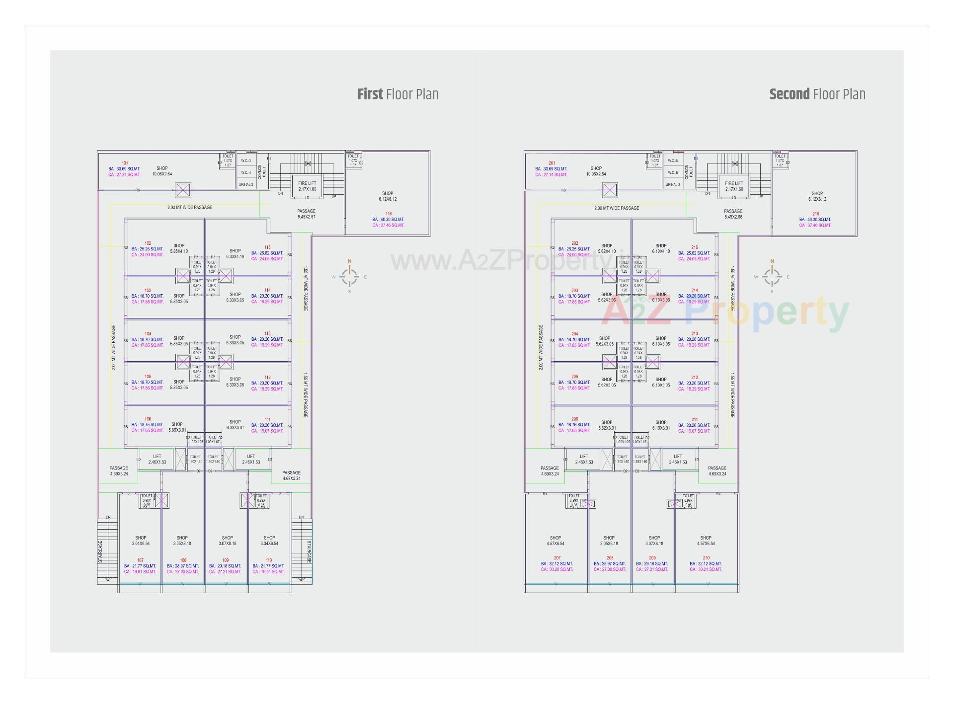 Layout of real estate project Shivanta Highstreet located at Vadodara, Vadodara, Gujarat