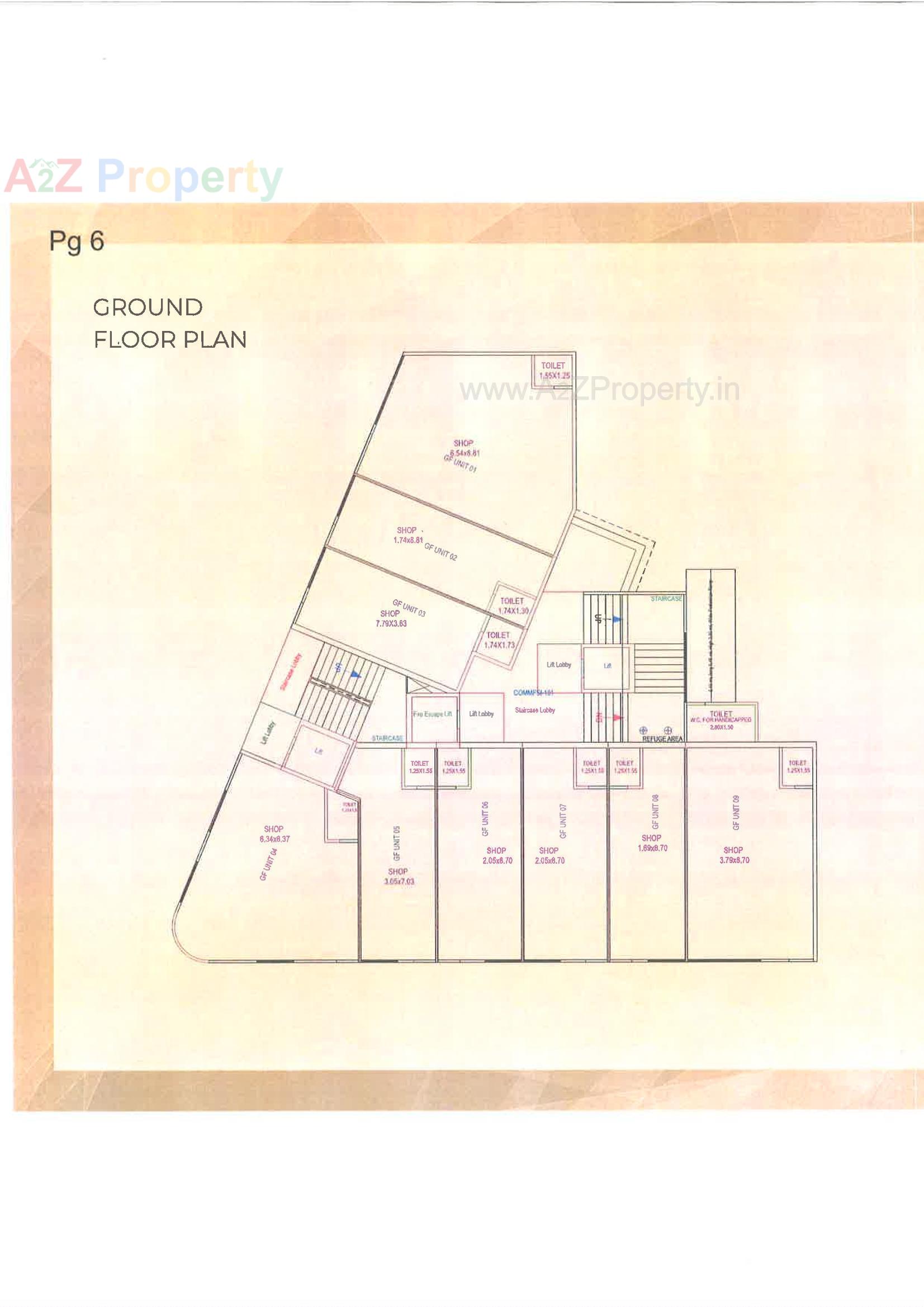 Layout of real estate project Shivanta Iris located at Ankodiya, Vadodara, Gujarat