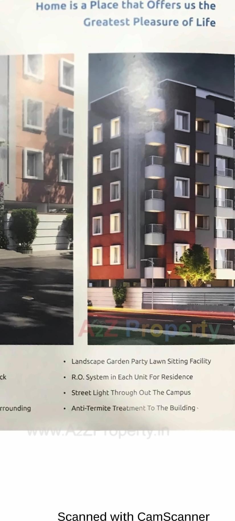 3D Elevation of real estate project Shivay Residency located at Vadodara, Vadodara, Gujarat