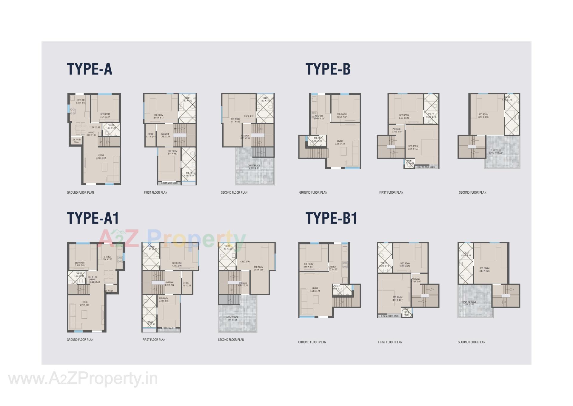 Layout of real estate project Shivdhara Celestial located at Chani, Vadodara, Gujarat