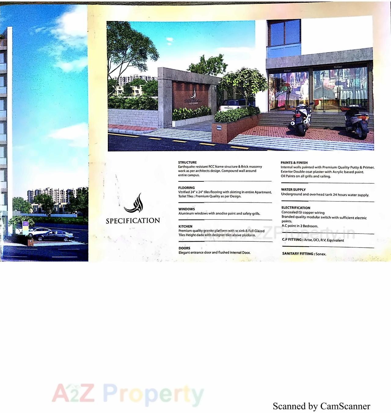  of real estate project Shivdhara City Center located at Bhayli, Vadodara, Gujarat