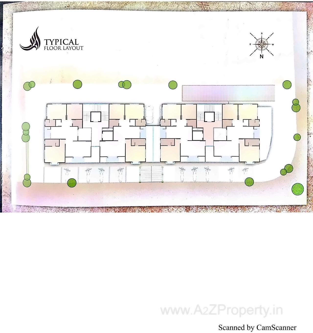 Layout of real estate project Shivdhara City Center located at Bhayli, Vadodara, Gujarat