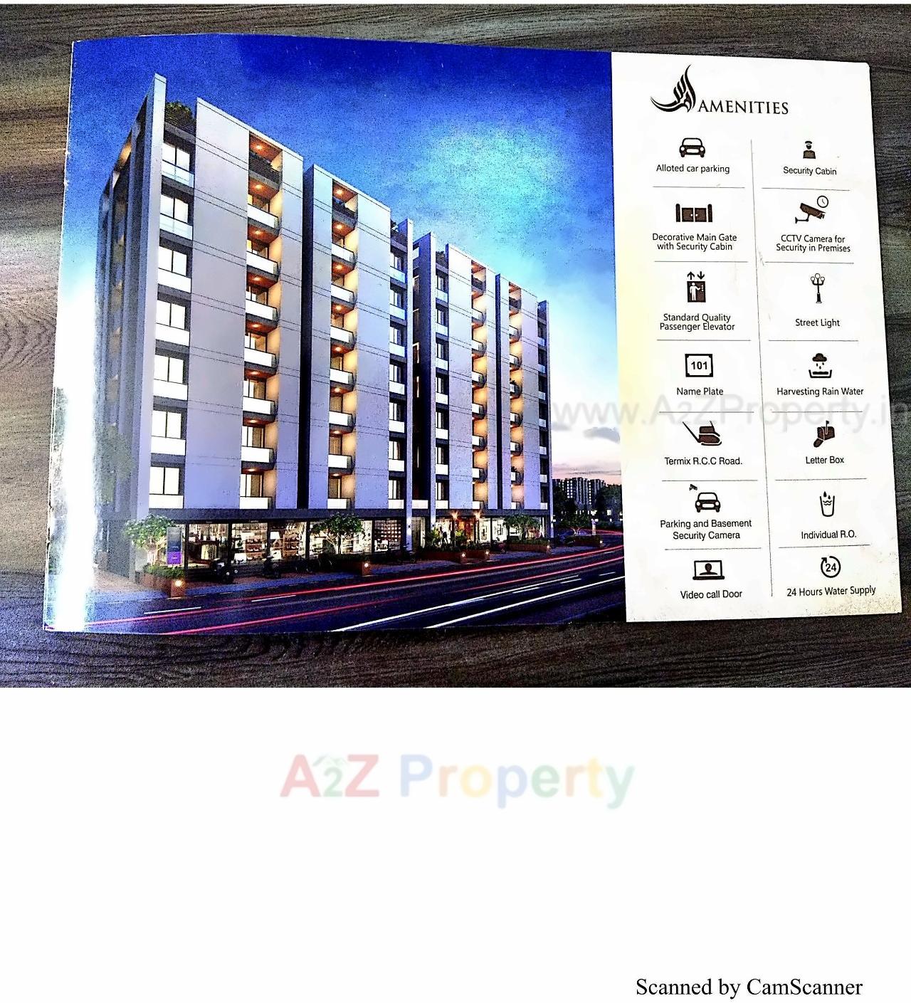  of real estate project Shivdhara City Center located at Bhayli, Vadodara, Gujarat
