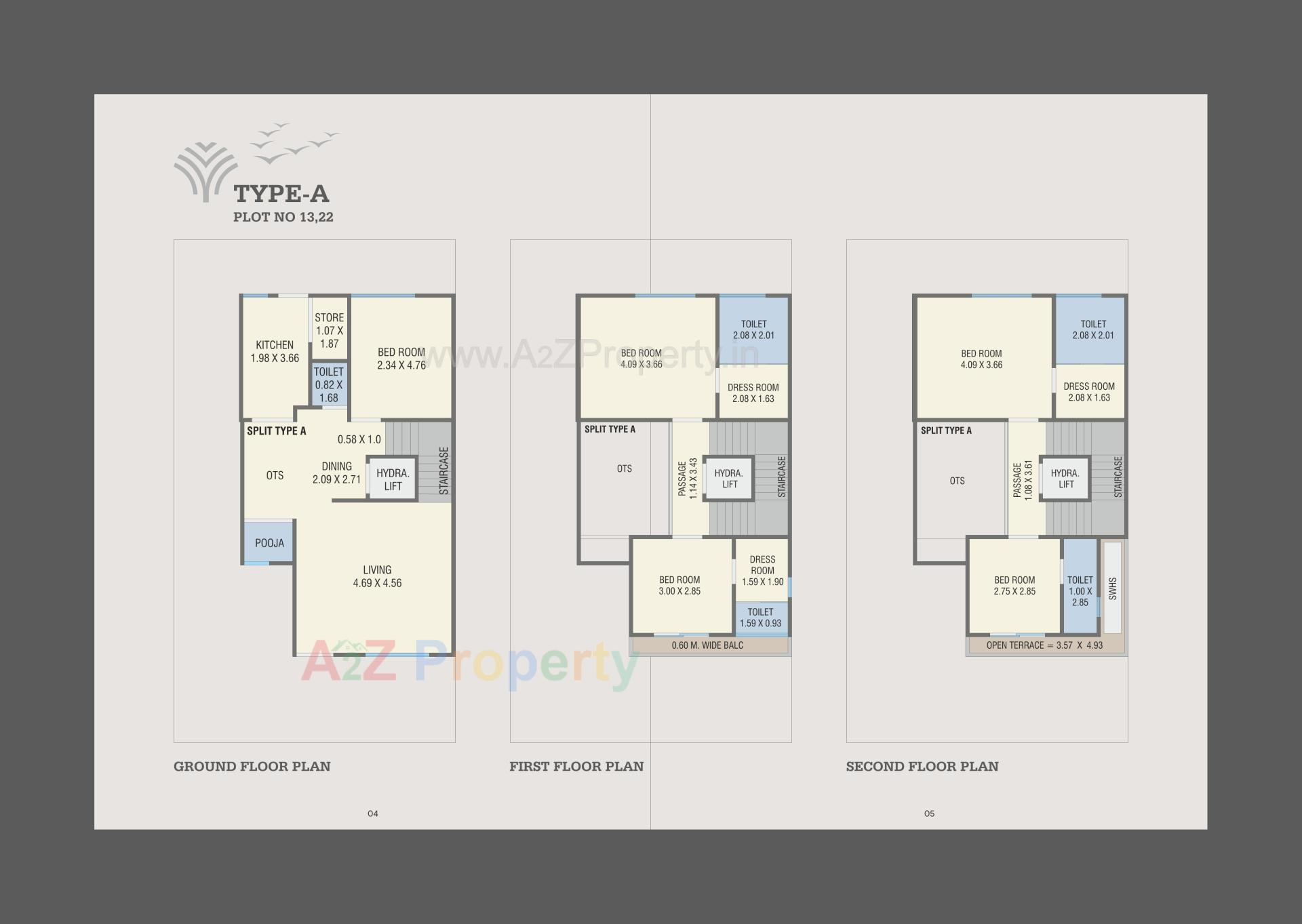 Layout of real estate project Shivdhara Infinity located at Chhani, Vadodara, Gujarat