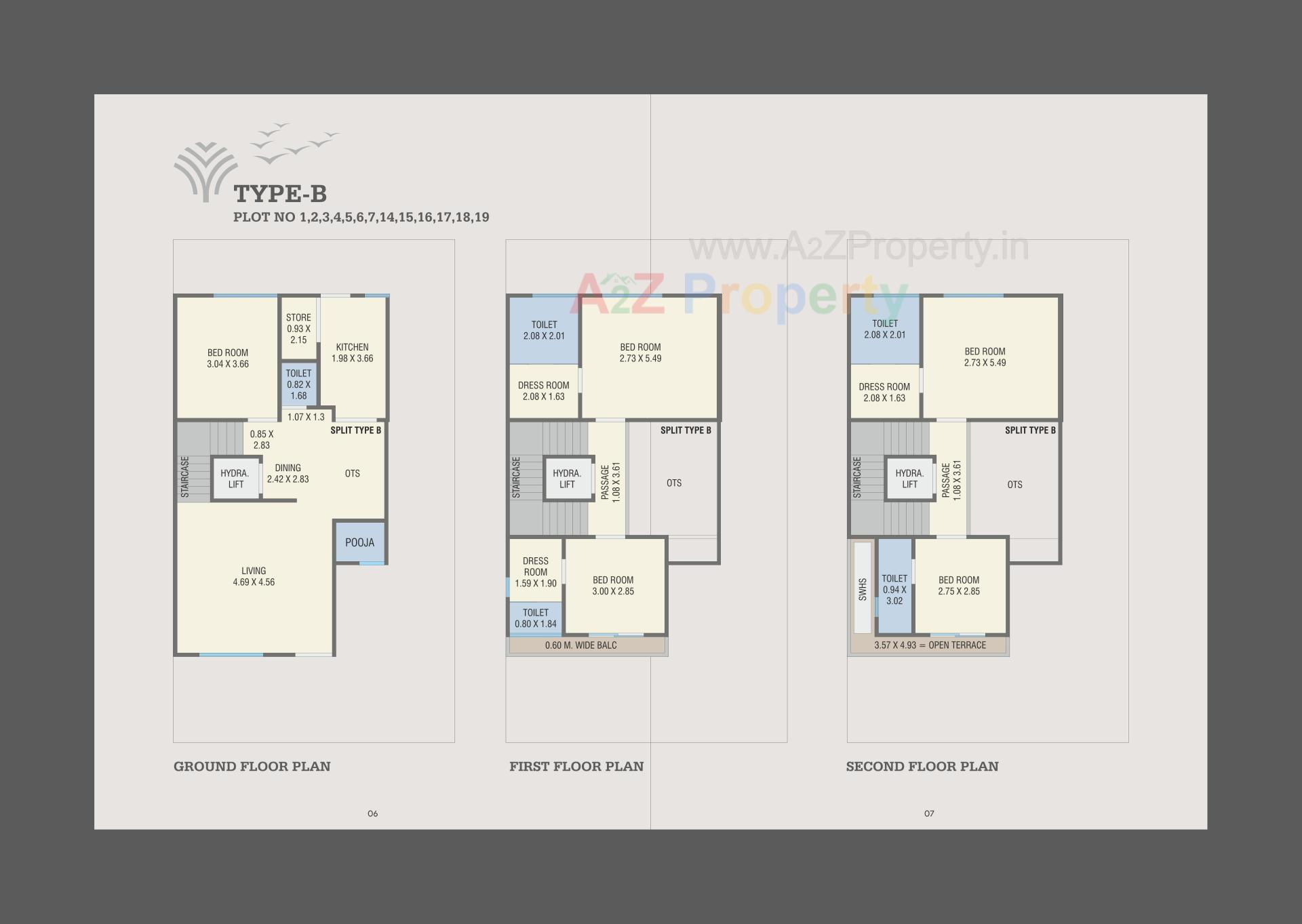 Layout of real estate project Shivdhara Infinity located at Chhani, Vadodara, Gujarat