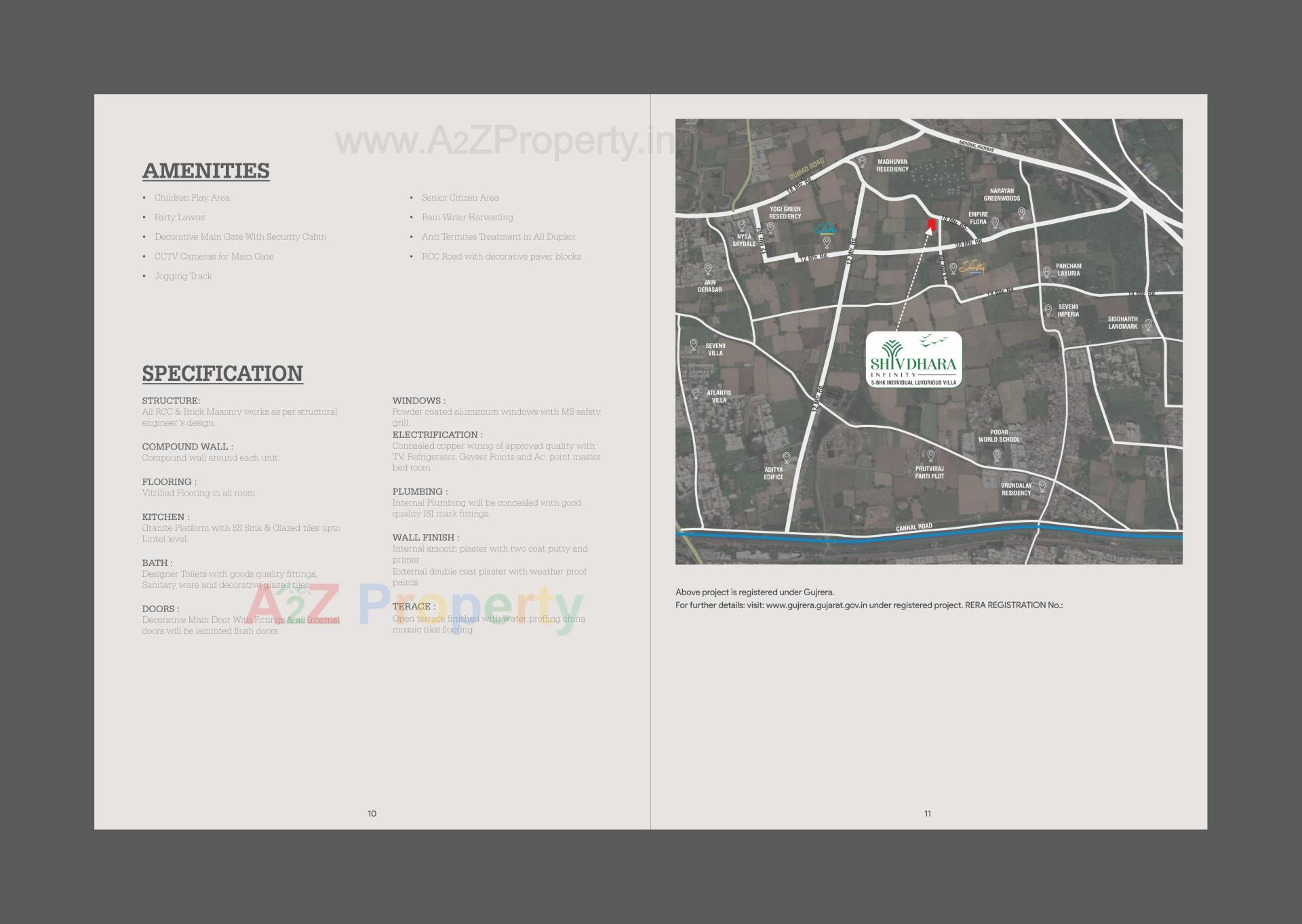  of real estate project Shivdhara Infinity located at Chhani, Vadodara, Gujarat