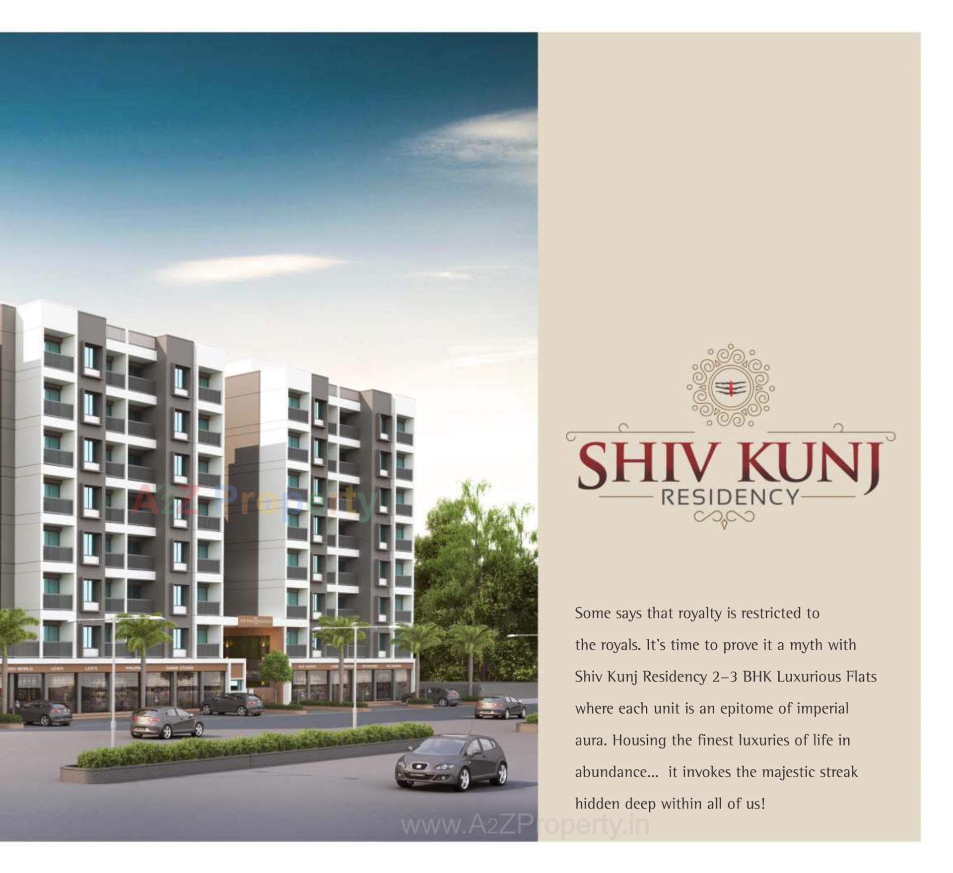 3D Elevation of real estate project Shivkunj Residency located at Vadodara, Vadodara, Gujarat