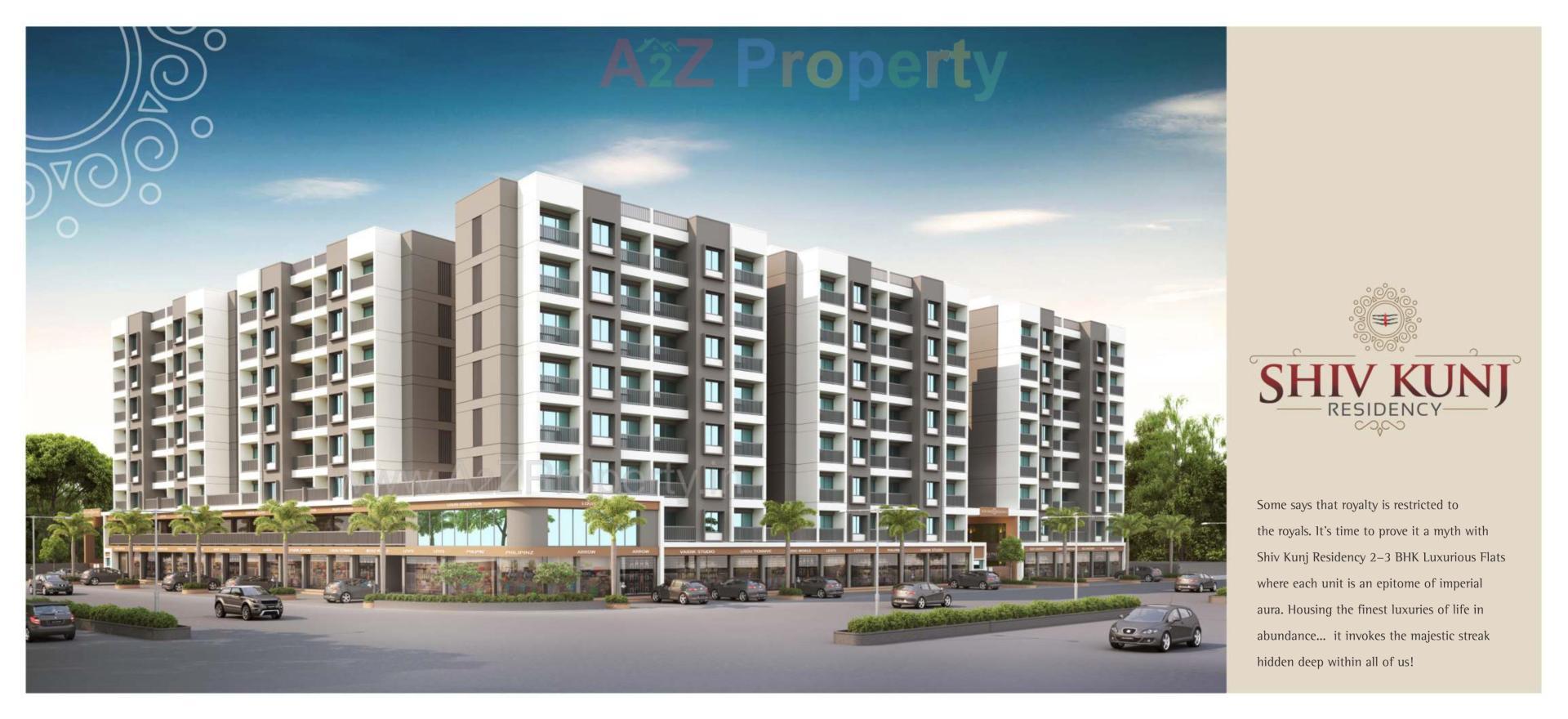 3D Elevation of real estate project Shivkunj Residency located at Vadodara, Vadodara, Gujarat