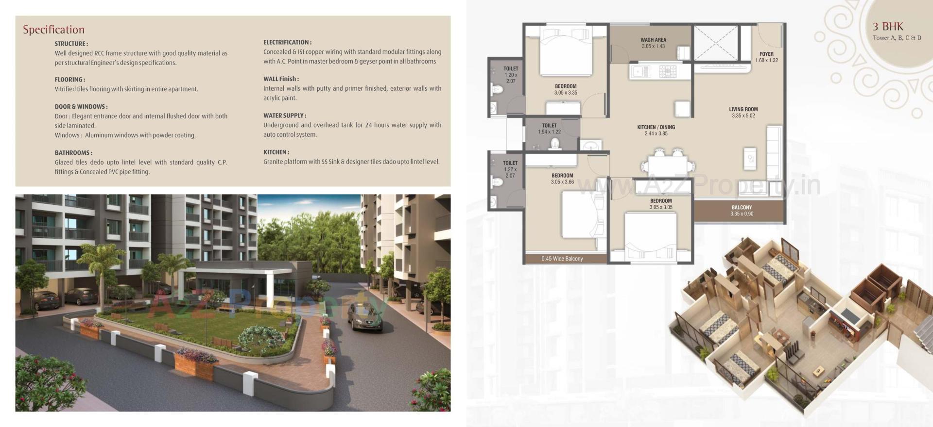 Layout of real estate project Shivkunj Residency located at Vadodara, Vadodara, Gujarat