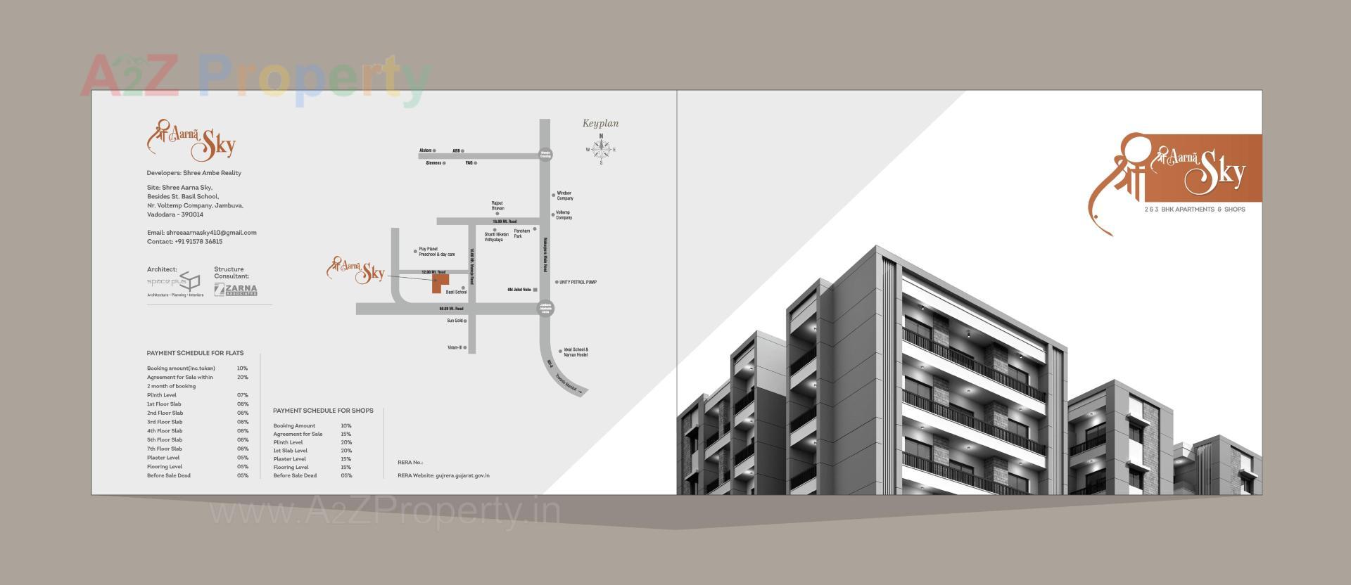  of real estate project Shree Aarna Sky located at Jambuwa, Vadodara, Gujarat