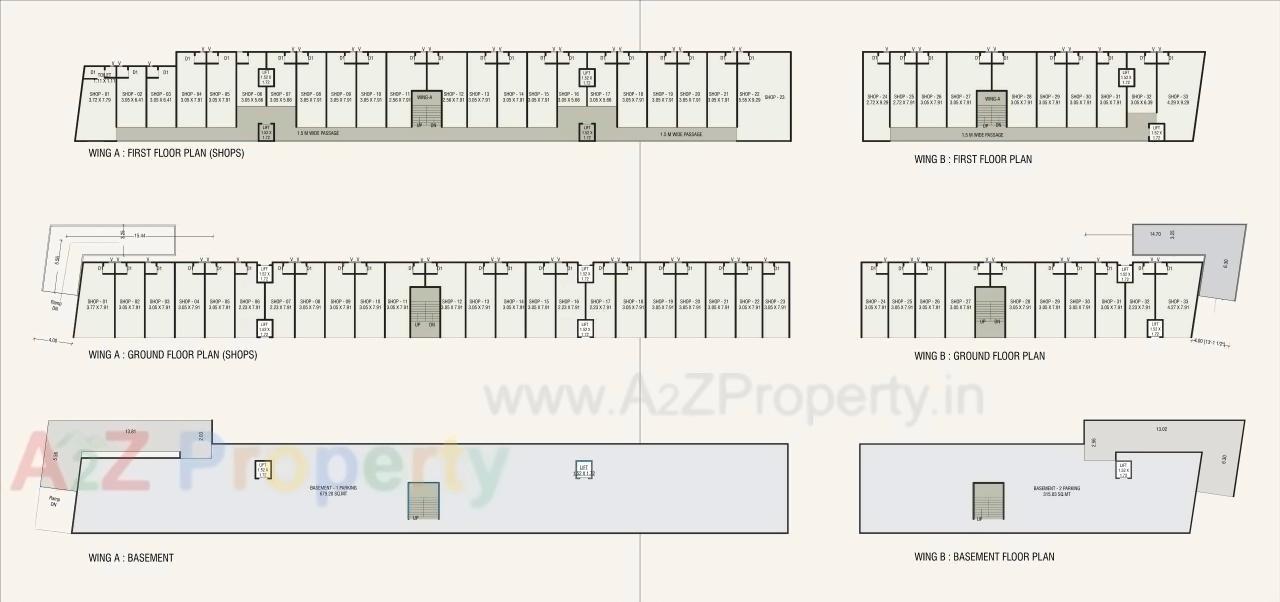 Layout of real estate project Shree Avenue located at Tarsali, Vadodara, Gujarat