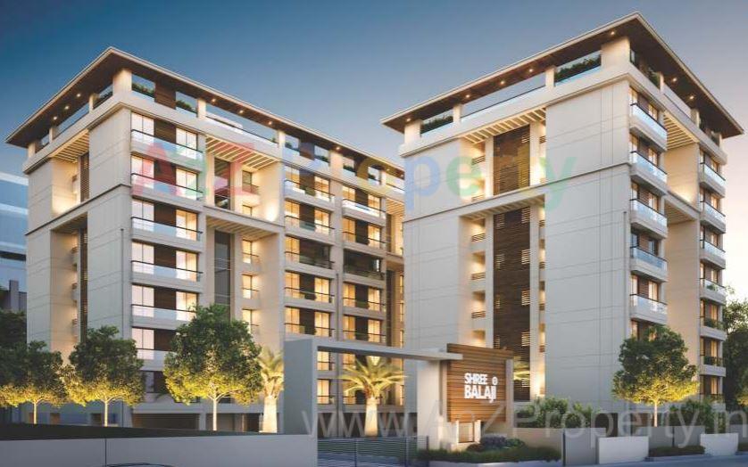 3D Elevation of real estate project Shree Balaji Skyrise located at Vadodara, Vadodara, Gujarat
