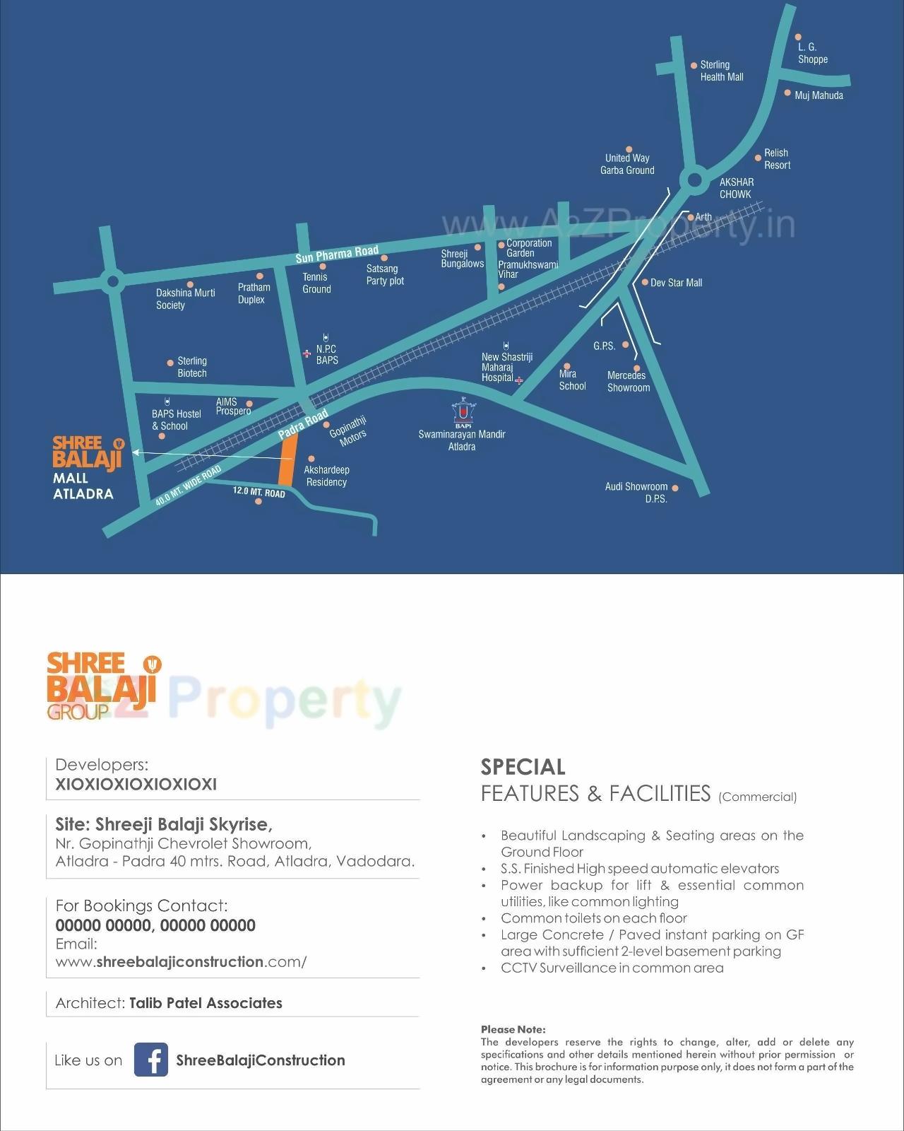  of real estate project Shree Balaji Skyrise located at Vadodara, Vadodara, Gujarat