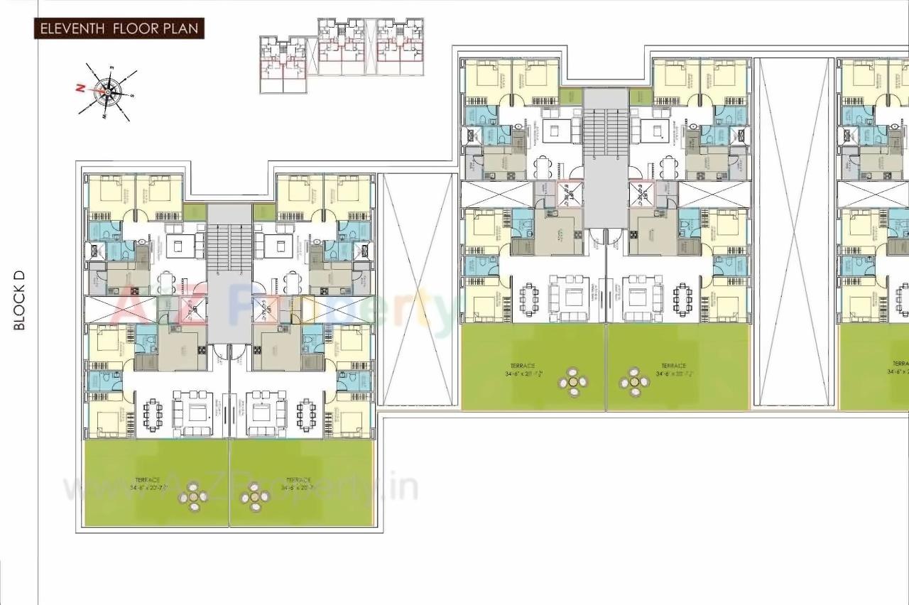 Layout of real estate project Shree Balaji Wind located at Savad, Vadodara, Gujarat