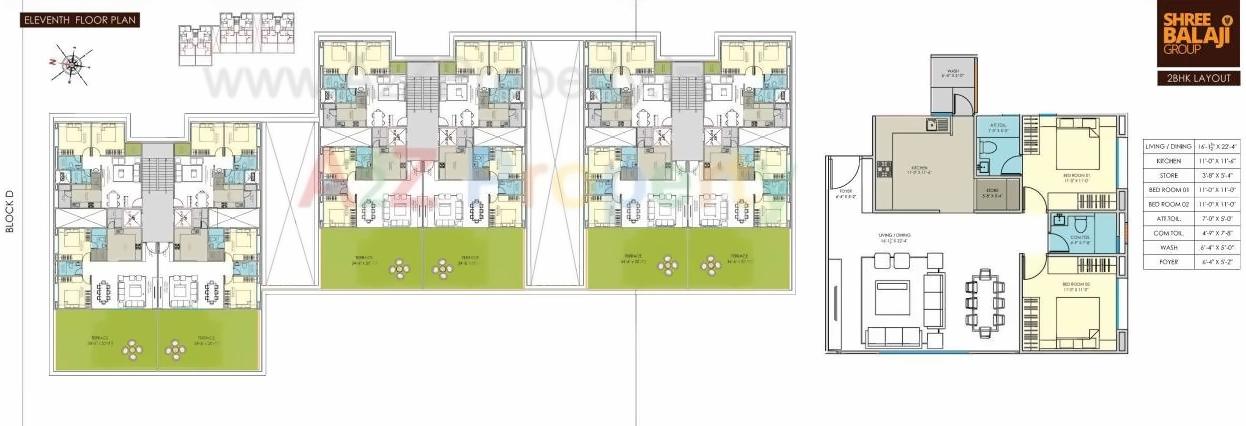 Layout of real estate project Shree Balaji Wind located at Savad, Vadodara, Gujarat