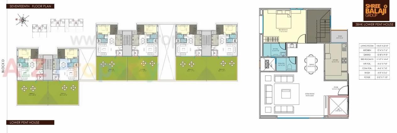 Layout of real estate project Shree Balaji Wind located at Savad, Vadodara, Gujarat