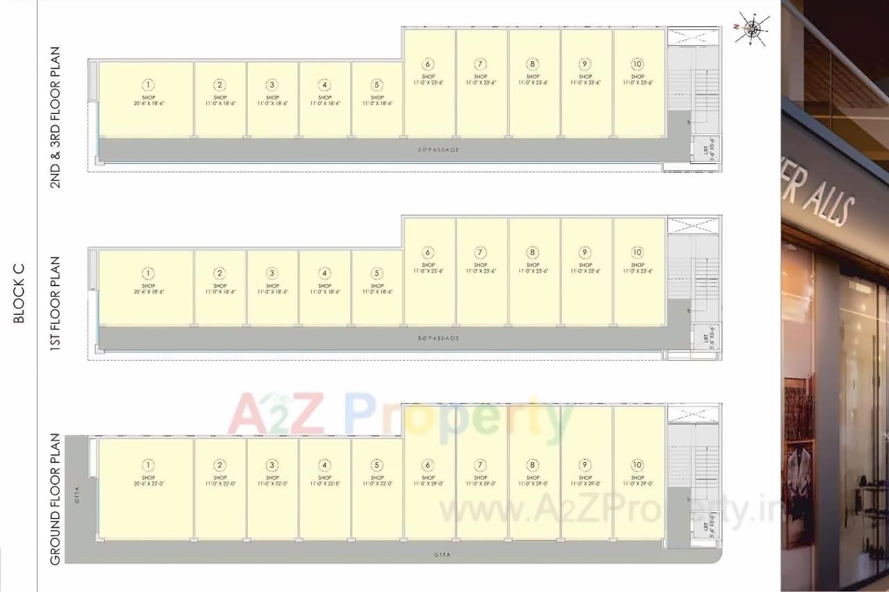 Layout of real estate project Shree Balaji Wind located at Savad, Vadodara, Gujarat