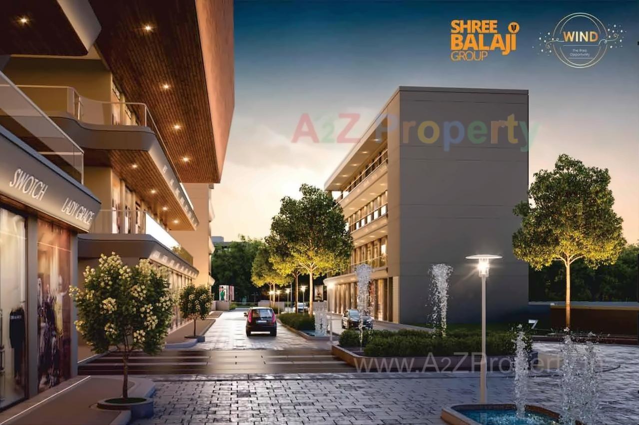 3D Elevation of real estate project Shree Balaji Wind located at Savad, Vadodara, Gujarat