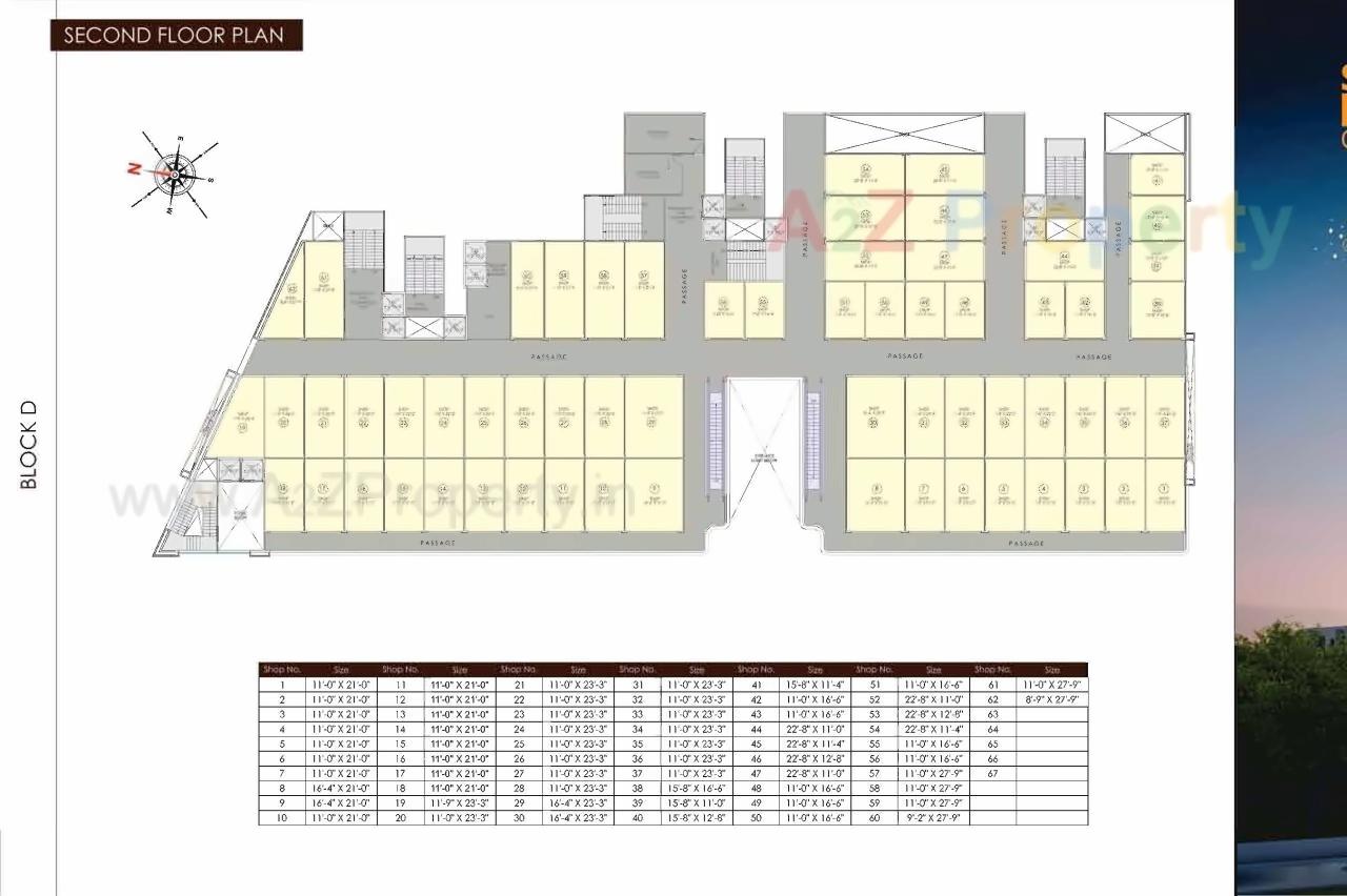 Layout of real estate project Shree Balaji Wind located at Savad, Vadodara, Gujarat