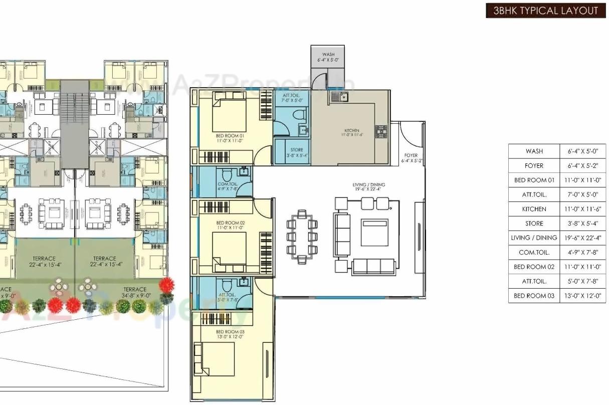 Layout of real estate project Shree Balaji Wind located at Savad, Vadodara, Gujarat