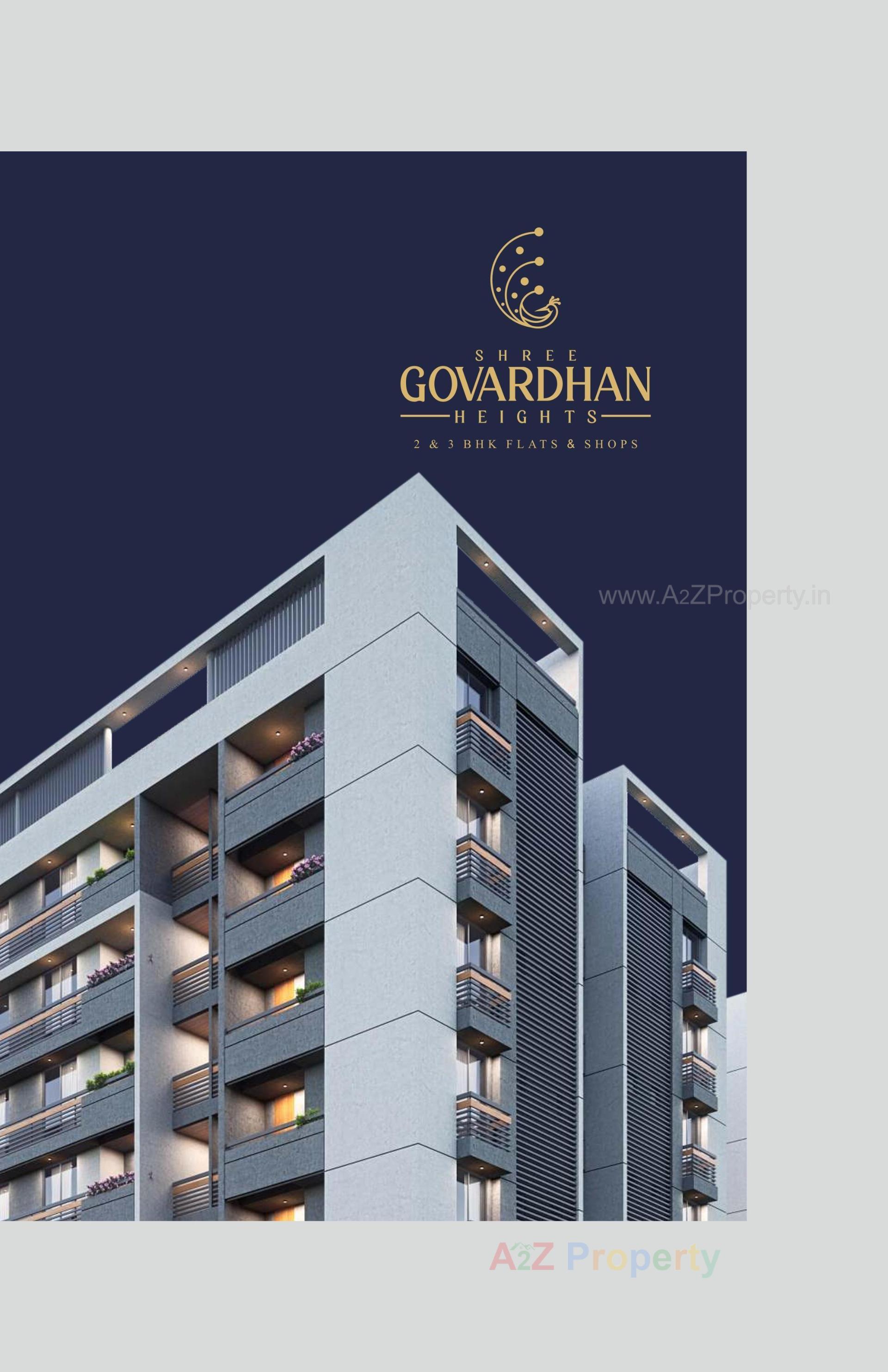 3D Elevation of real estate project Shree Govardhan Heights located at Koyali, Vadodara, Gujarat