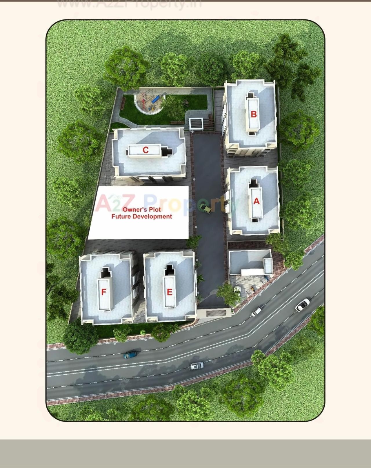 Layout of real estate project Shree Hari Darshan Residency located at Ranoli, Vadodara, Gujarat