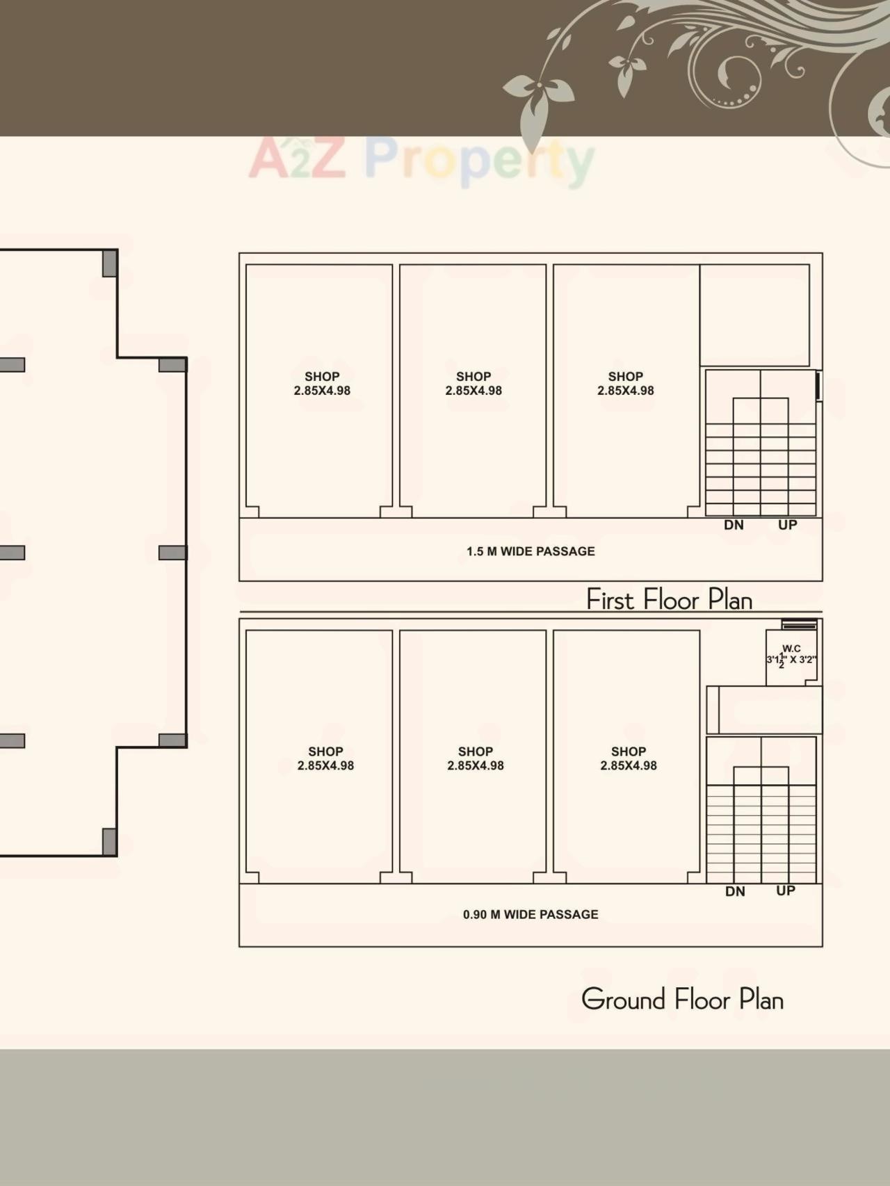 Layout of real estate project Shree Hari Darshan Residency located at Ranoli, Vadodara, Gujarat