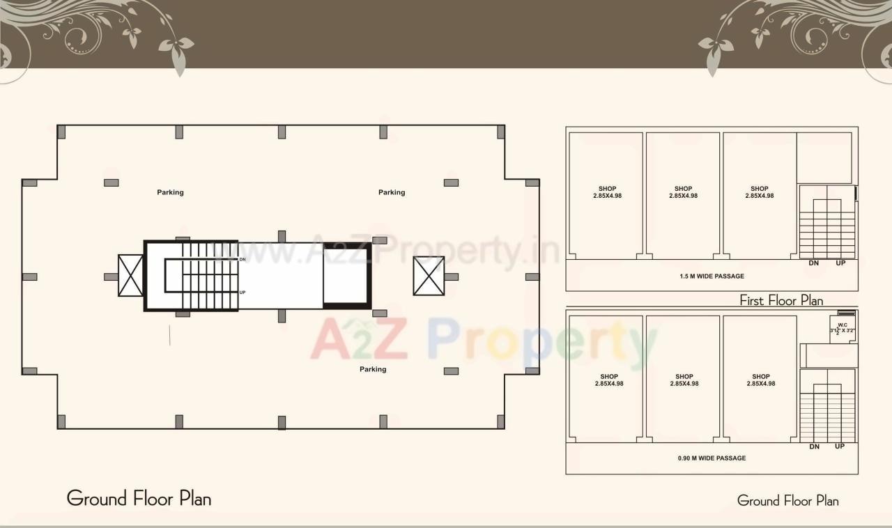 Layout of real estate project Shree Hari Darshan Residency located at Ranoli, Vadodara, Gujarat