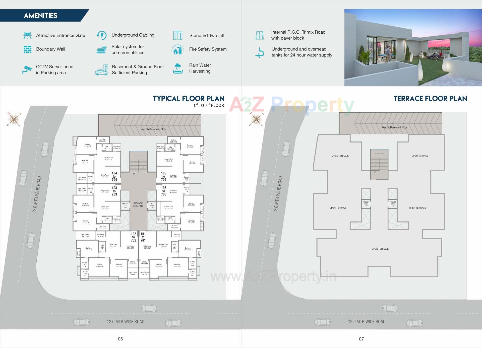 Layout of real estate project Shree Hari Imperia located at Kapurai, Vadodara, Gujarat