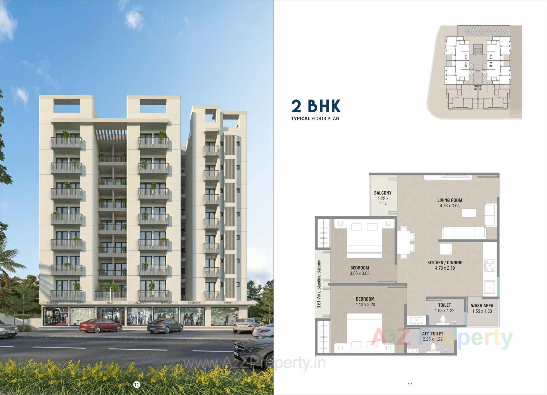 Layout of real estate project Shree Hari Imperia located at Kapurai, Vadodara, Gujarat