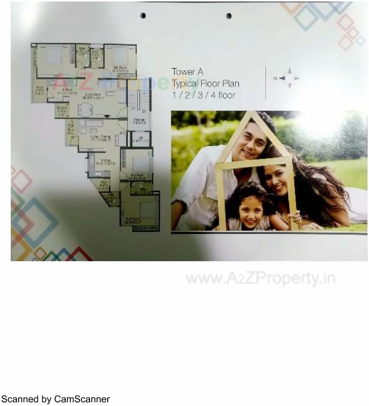 Layout of real estate project Shree Hari located at Maneja, Vadodara, Gujarat