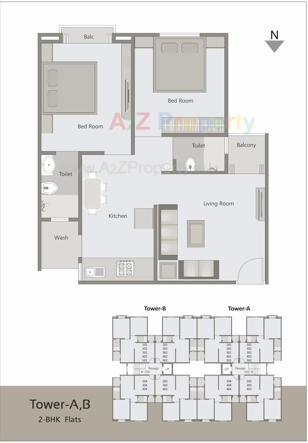 Layout of real estate project Shree Harikrishna Resicom located at Sayajipura, Vadodara, Gujarat