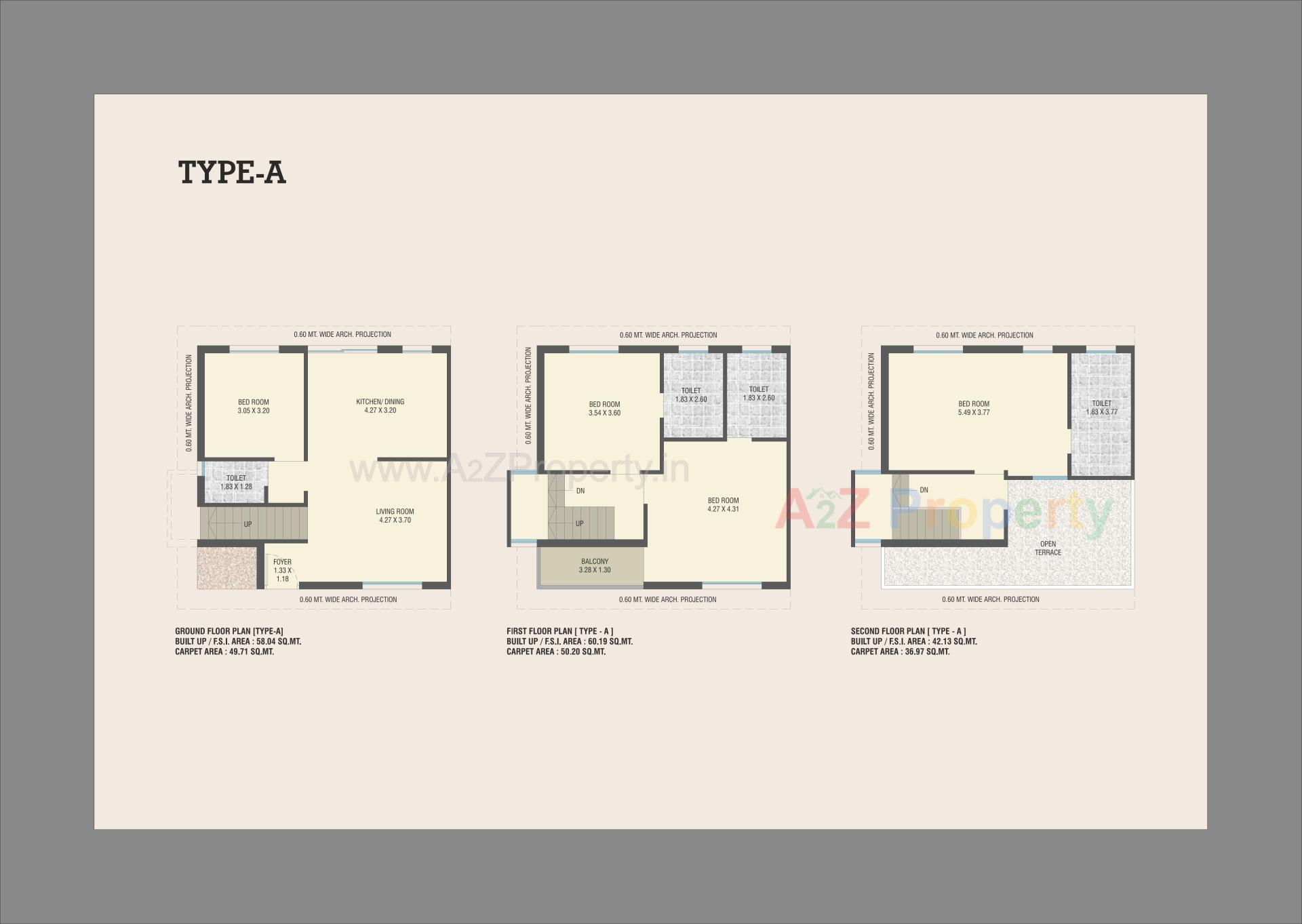 Layout of real estate project Shree Kanha Bunglows located at Bhayali, Vadodara, Gujarat