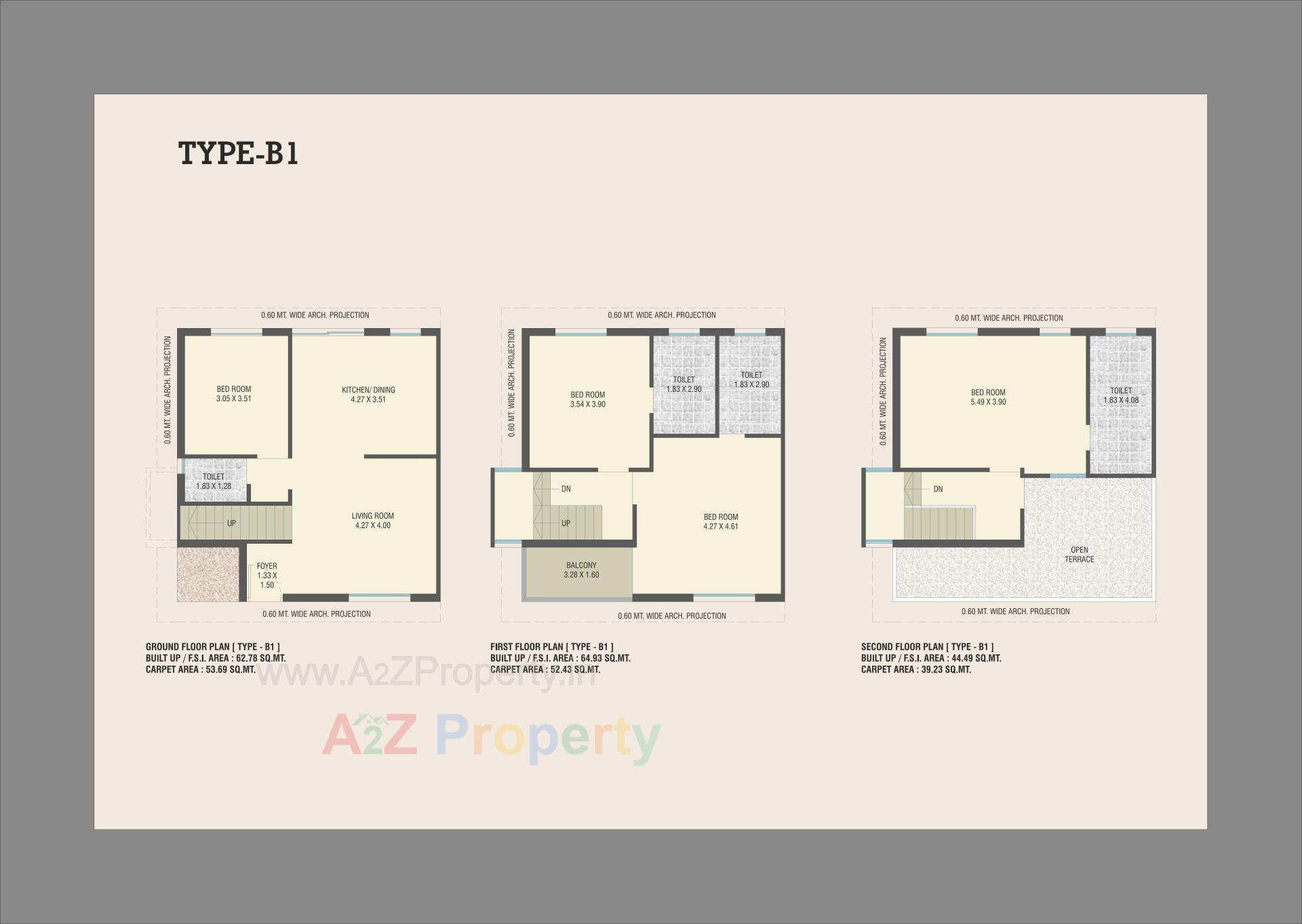 Layout of real estate project Shree Kanha Bunglows located at Bhayali, Vadodara, Gujarat