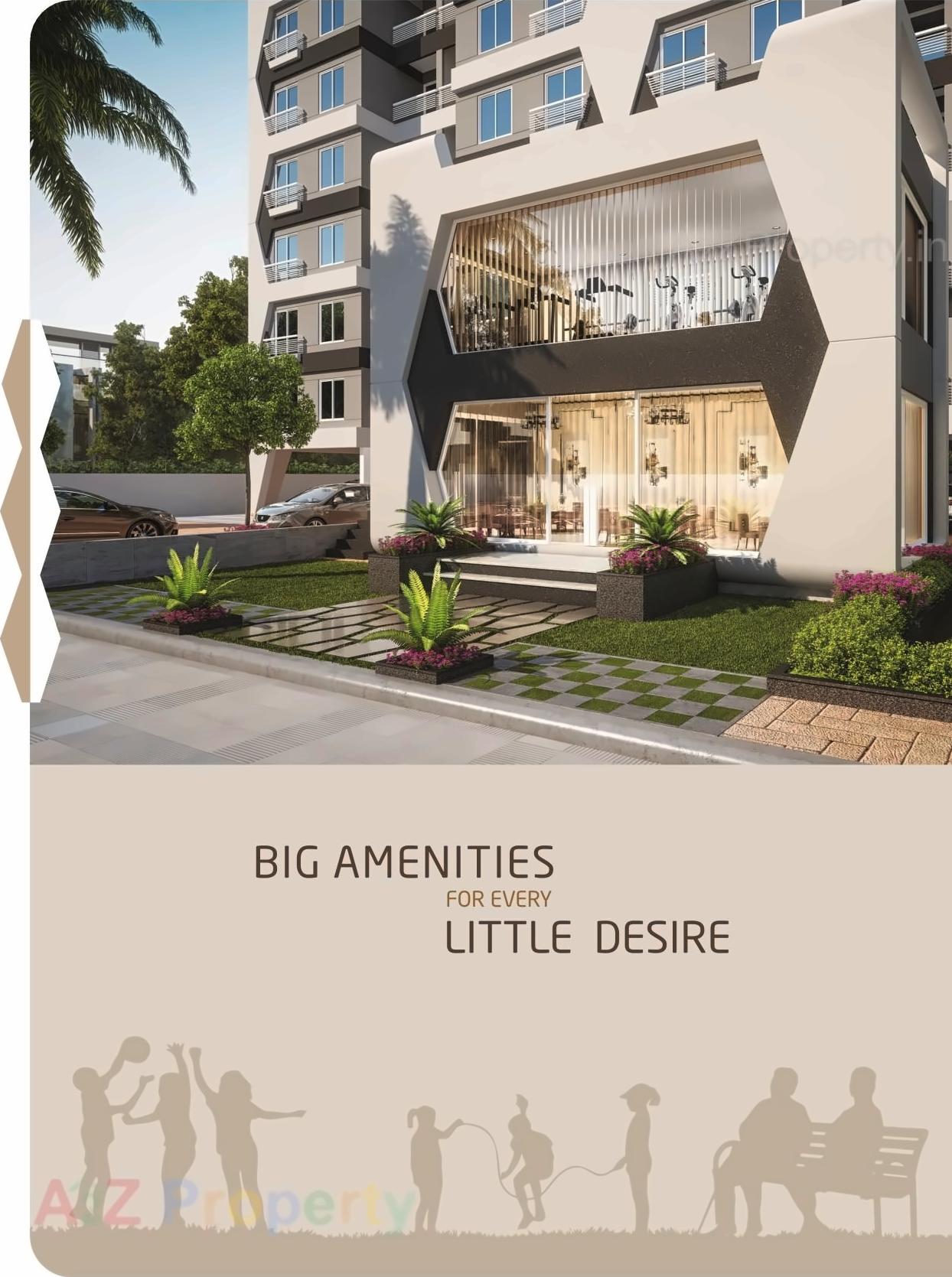 3D Elevation of real estate project Shree Kapileshwar Dwelling located at Sayajipura, Vadodara, Gujarat