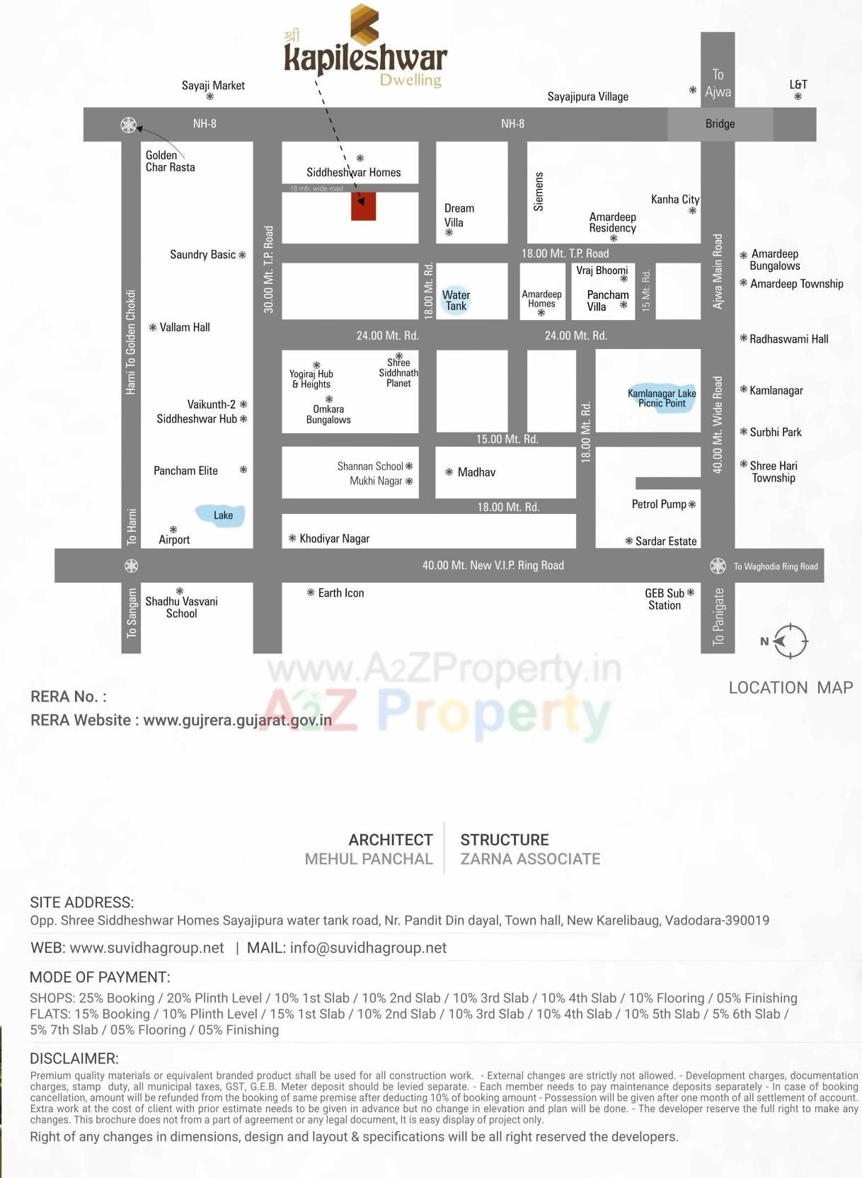  of real estate project Shree Kapileshwar Dwelling located at Sayajipura, Vadodara, Gujarat