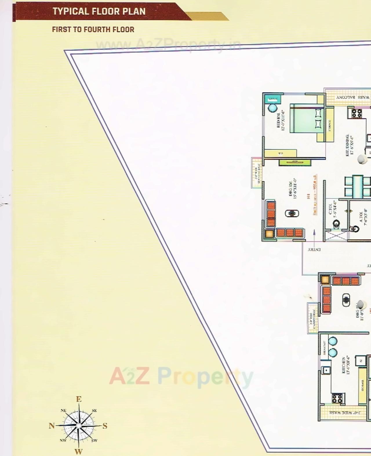 Layout of real estate project Shree Lakulesh located at Chhani, Vadodara, Gujarat