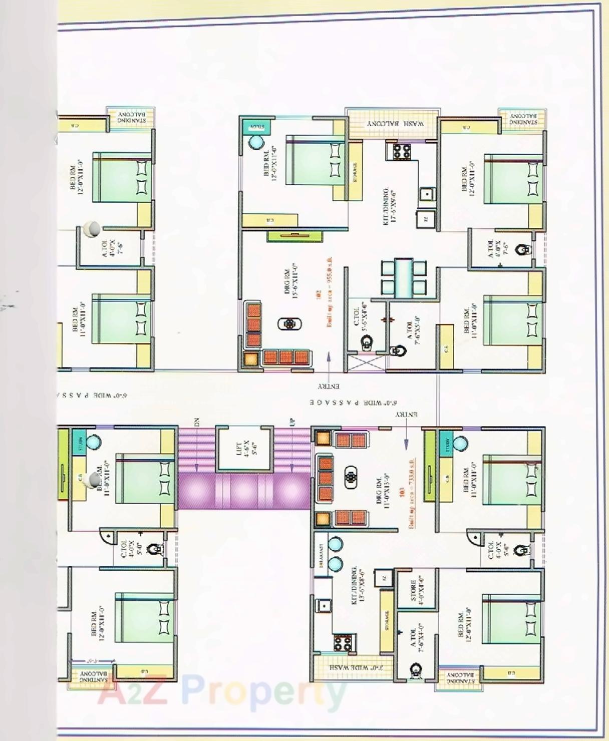 Layout of real estate project Shree Lakulesh located at Chhani, Vadodara, Gujarat