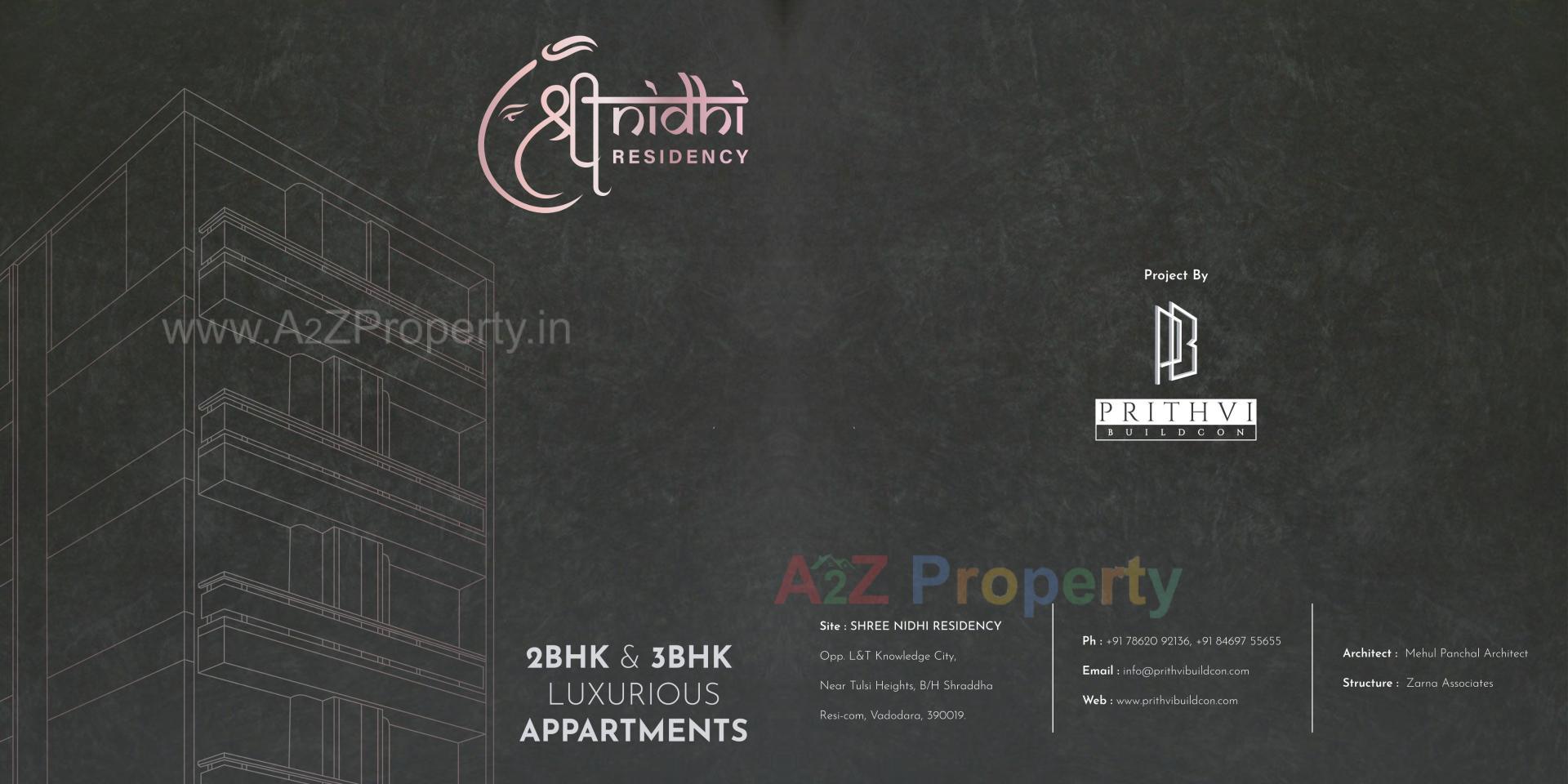  of real estate project Shree Nidhi Residency located at Bapod, Vadodara, Gujarat