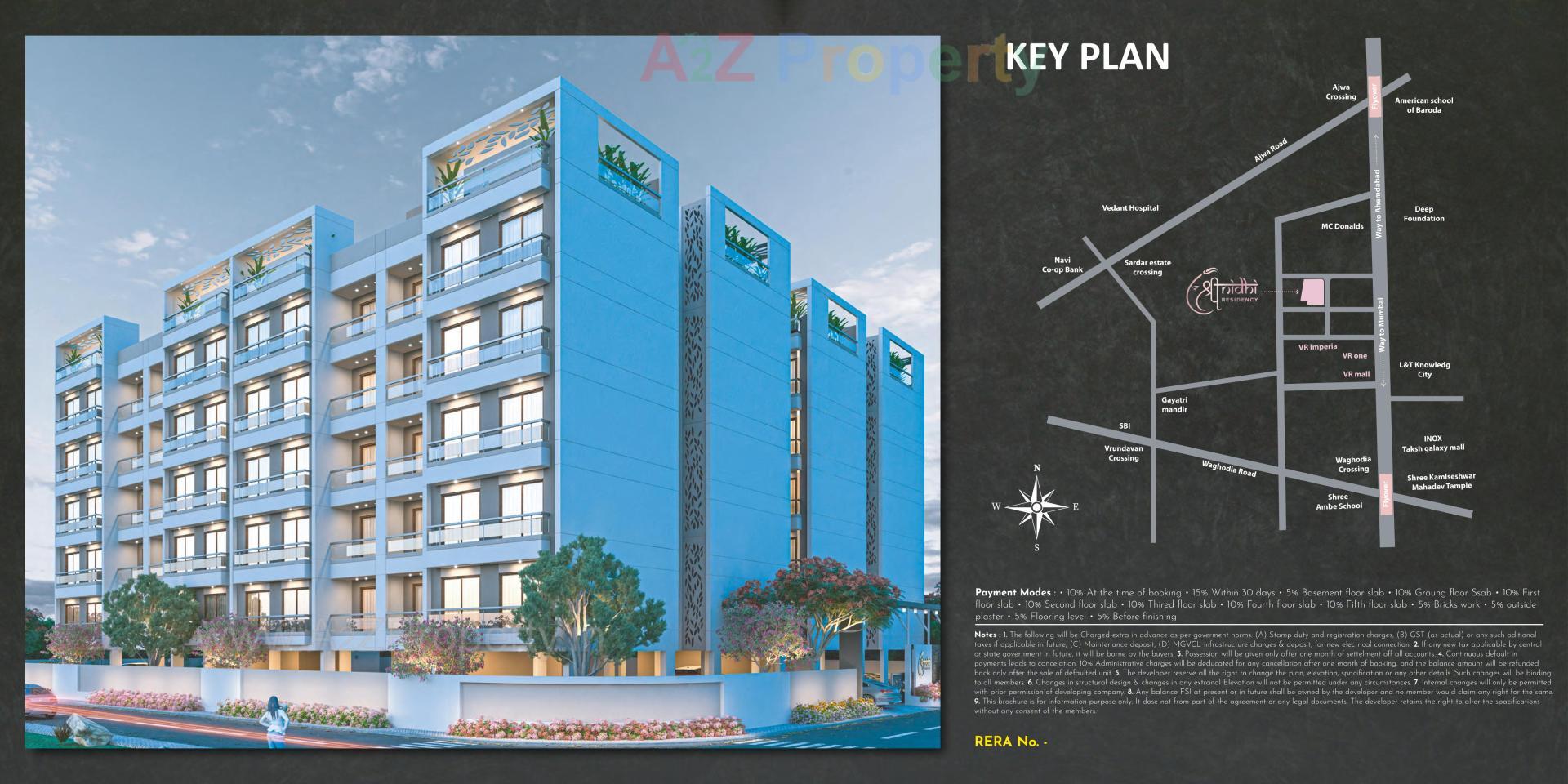  of real estate project Shree Nidhi Residency located at Bapod, Vadodara, Gujarat