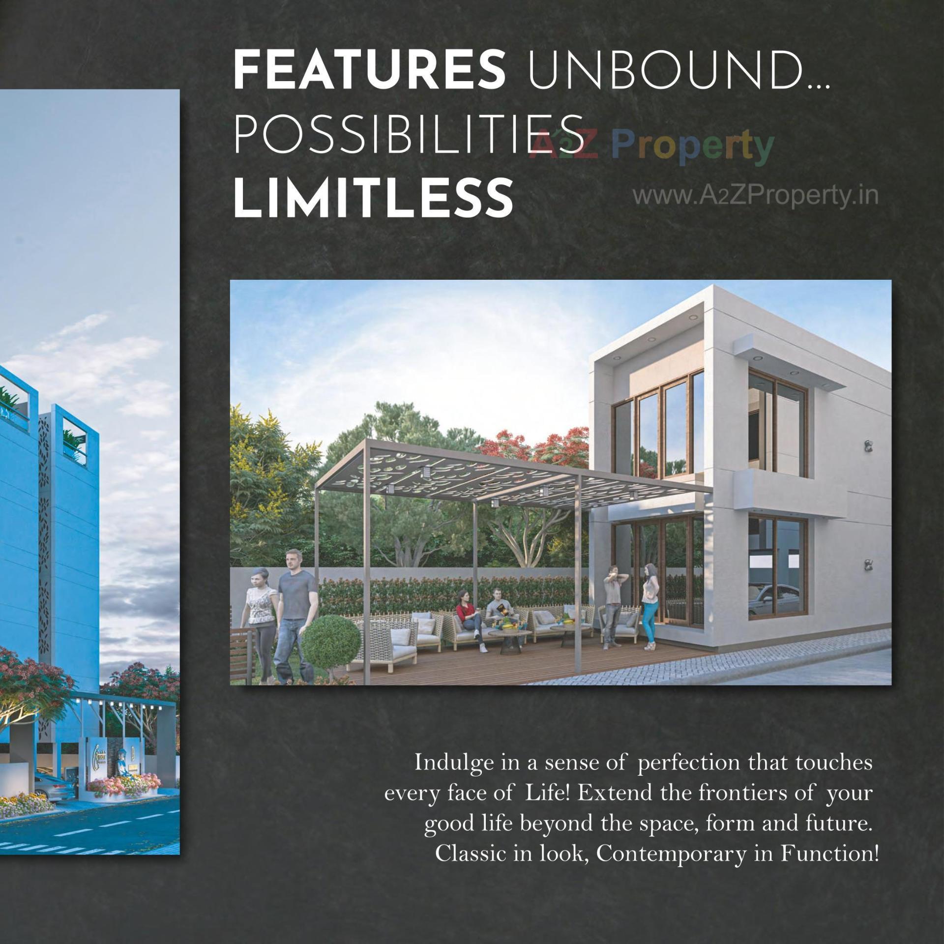 3D Elevation of real estate project Shree Nidhi Residency located at Bapod, Vadodara, Gujarat