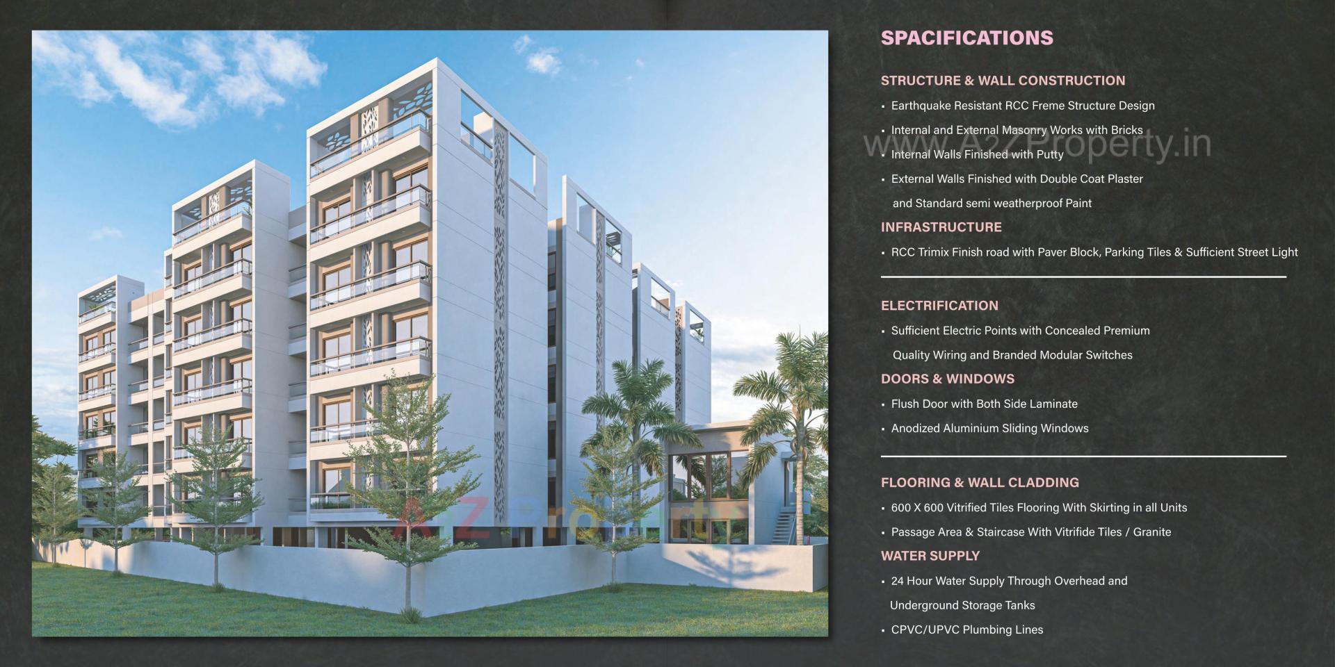  of real estate project Shree Nidhi Residency located at Bapod, Vadodara, Gujarat