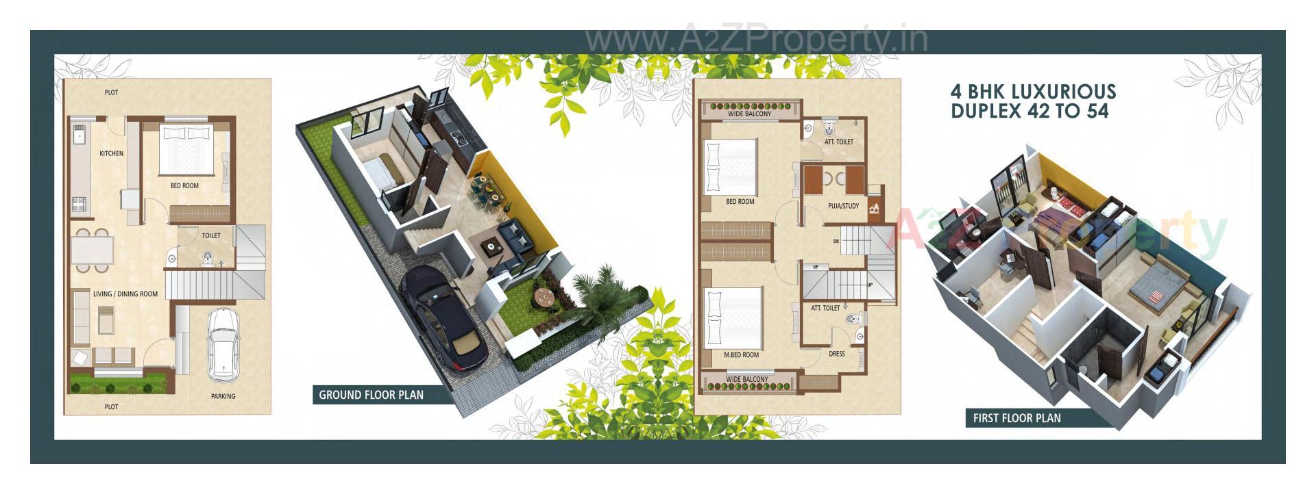 Layout of real estate project Shree Nilkanth Duplex located at Ankhol, Vadodara, Gujarat