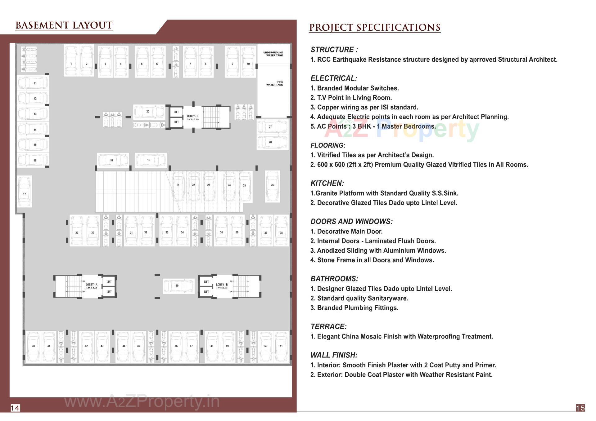 Layout of real estate project Shree Niwas located at Makarpura, Vadodara, Gujarat