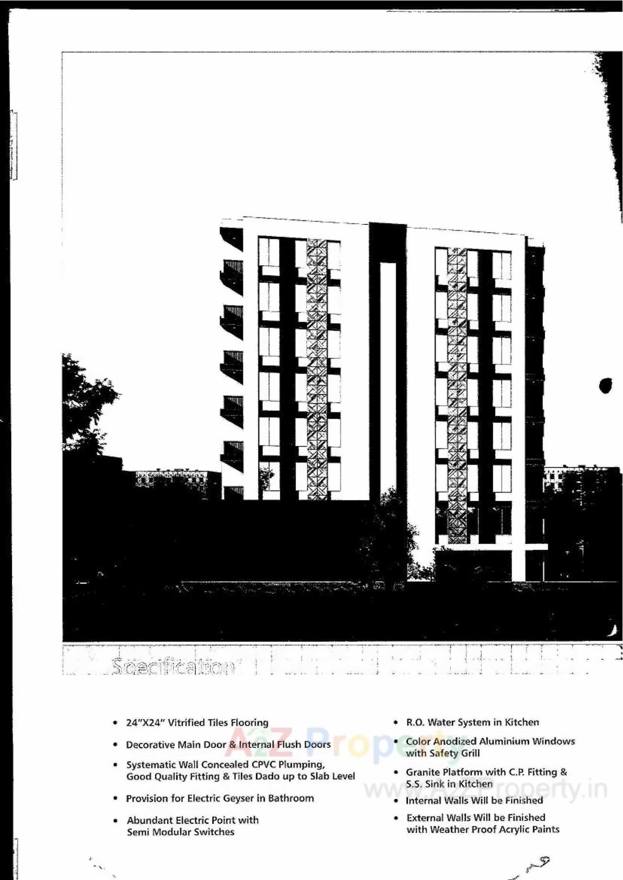  of real estate project Shree Radhe Shyam Elite located at Bhayli, Vadodara, Gujarat