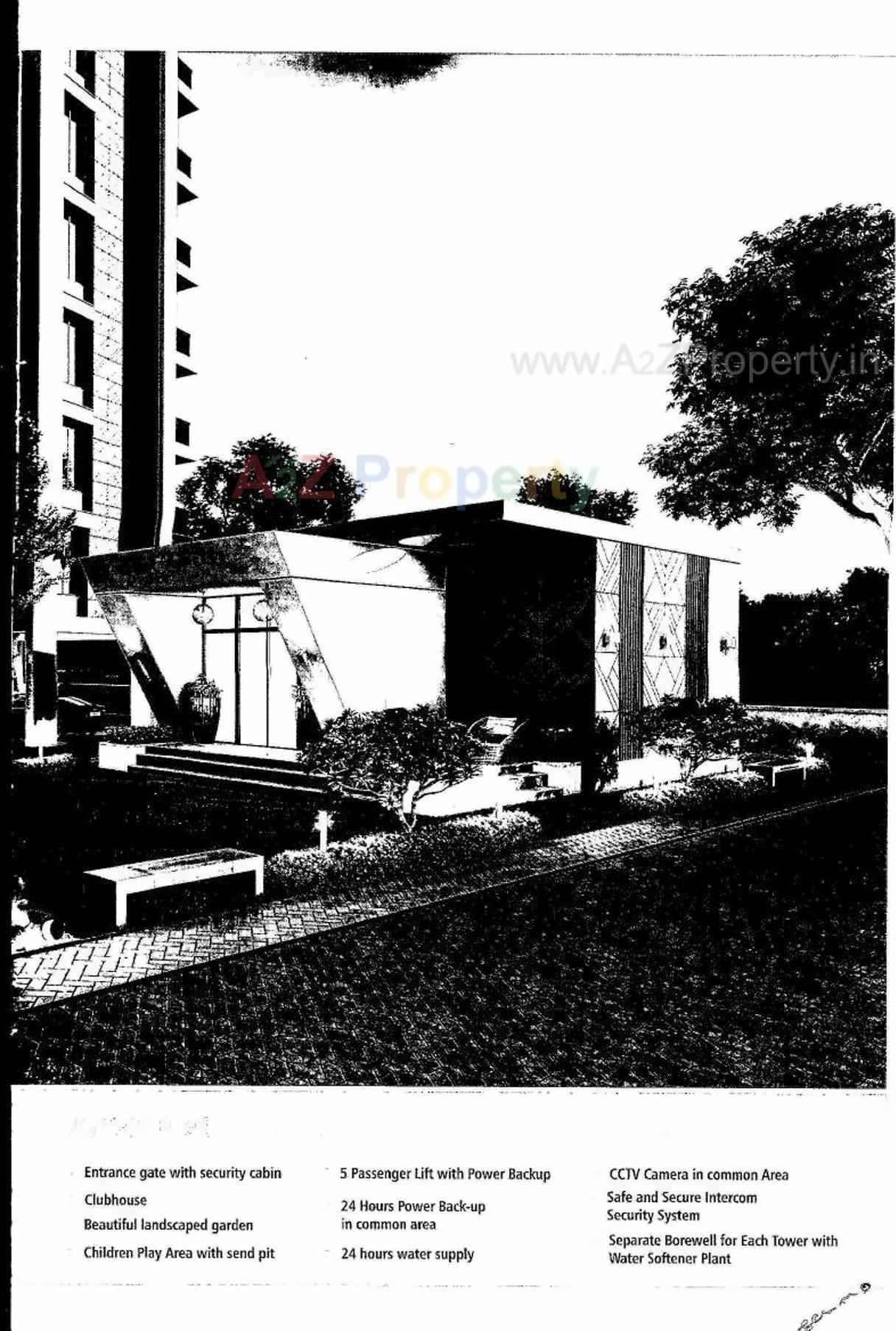 3D Elevation of real estate project Shree Radhe Shyam Elite located at Bhayli, Vadodara, Gujarat