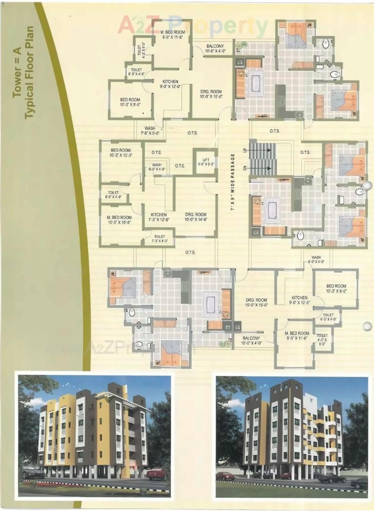 Layout of real estate project Shree Ram Residency located at Chhani, Vadodara, Gujarat