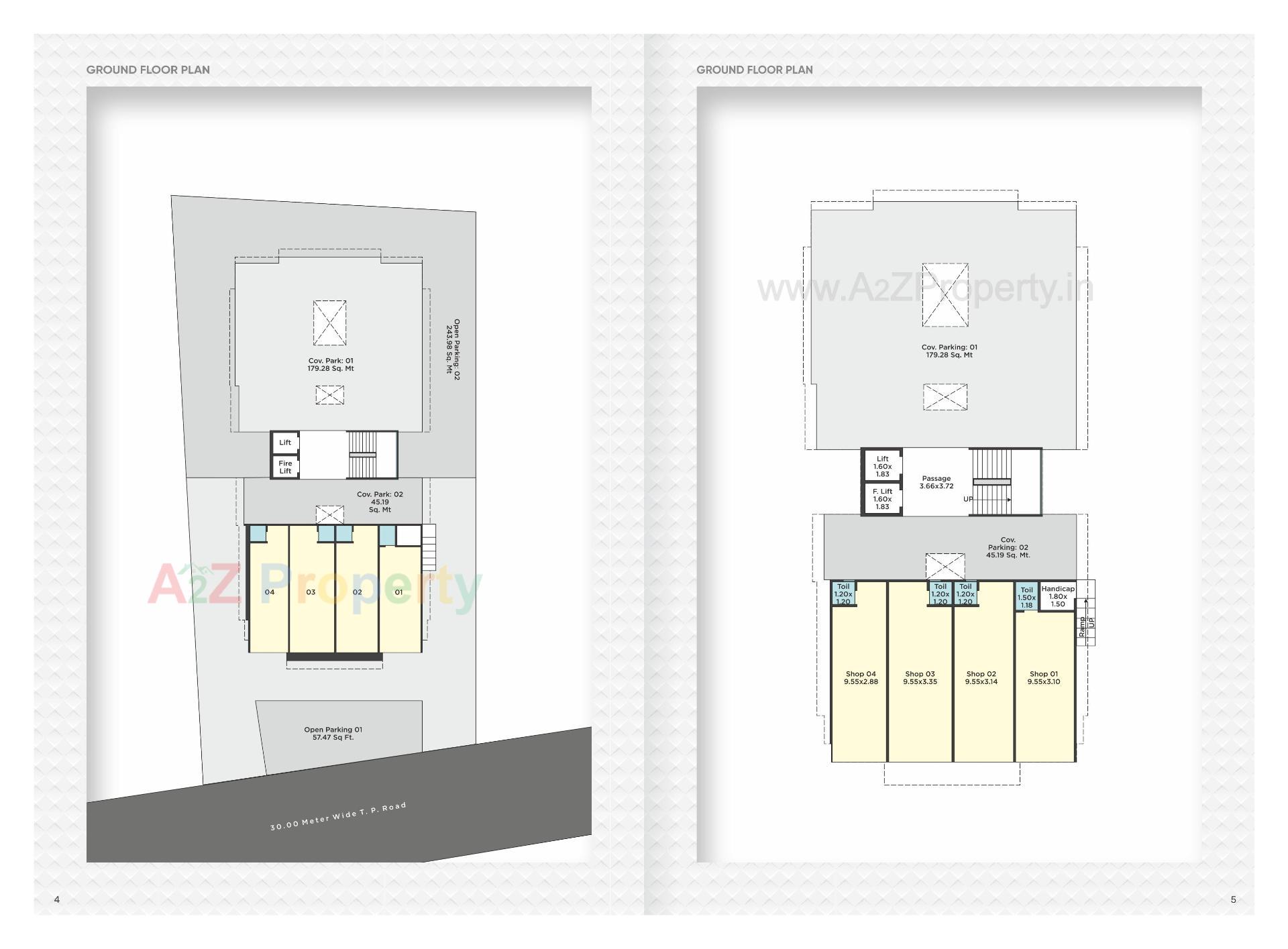 Layout of real estate project Shree Rangam Square located at Vadsar, Vadodara, Gujarat